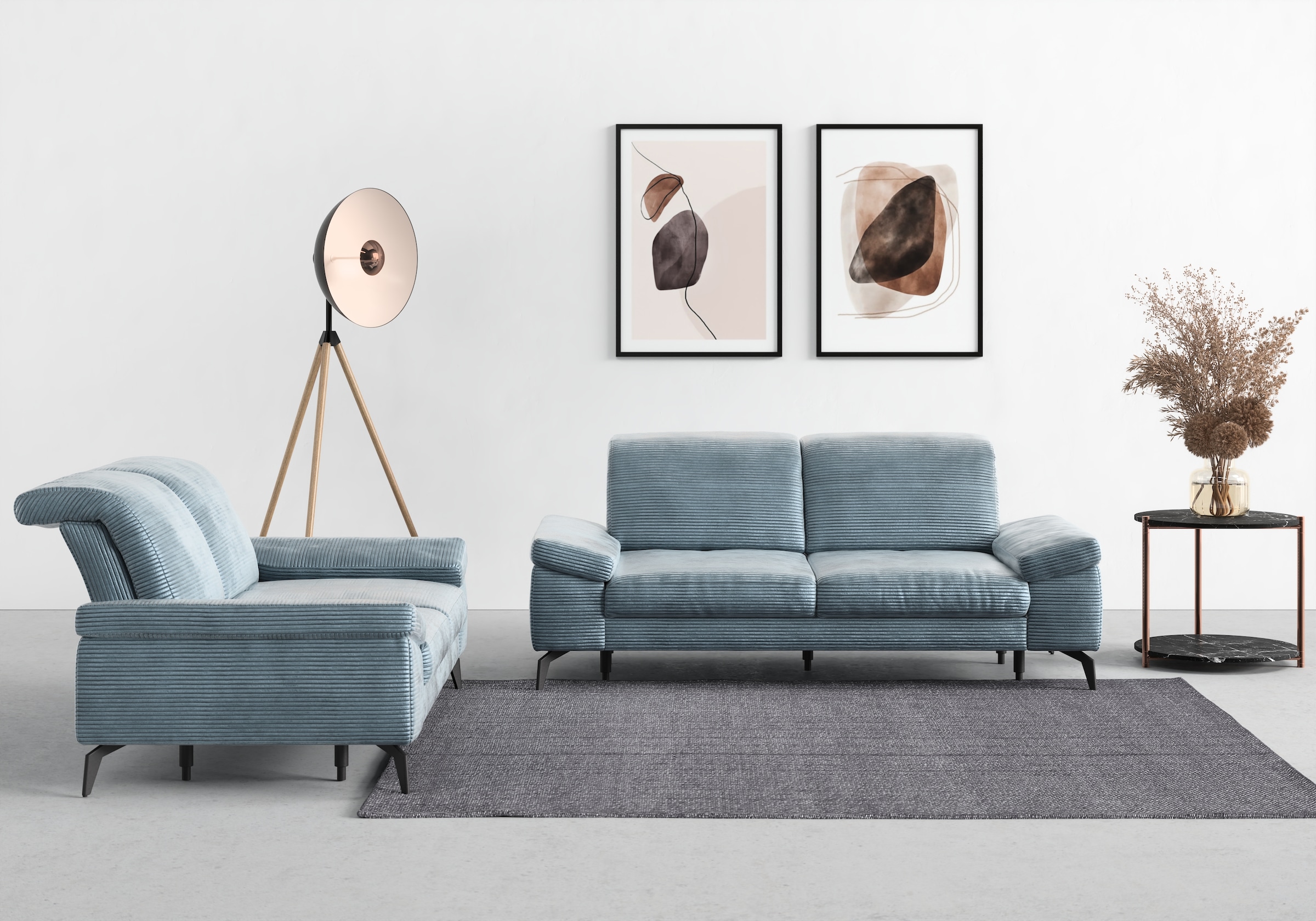 sit&more 2-Sitzer »Cabana«, Breite 191 cm, wahlweise mit Sitztiefen- und Kopfteilfunktion