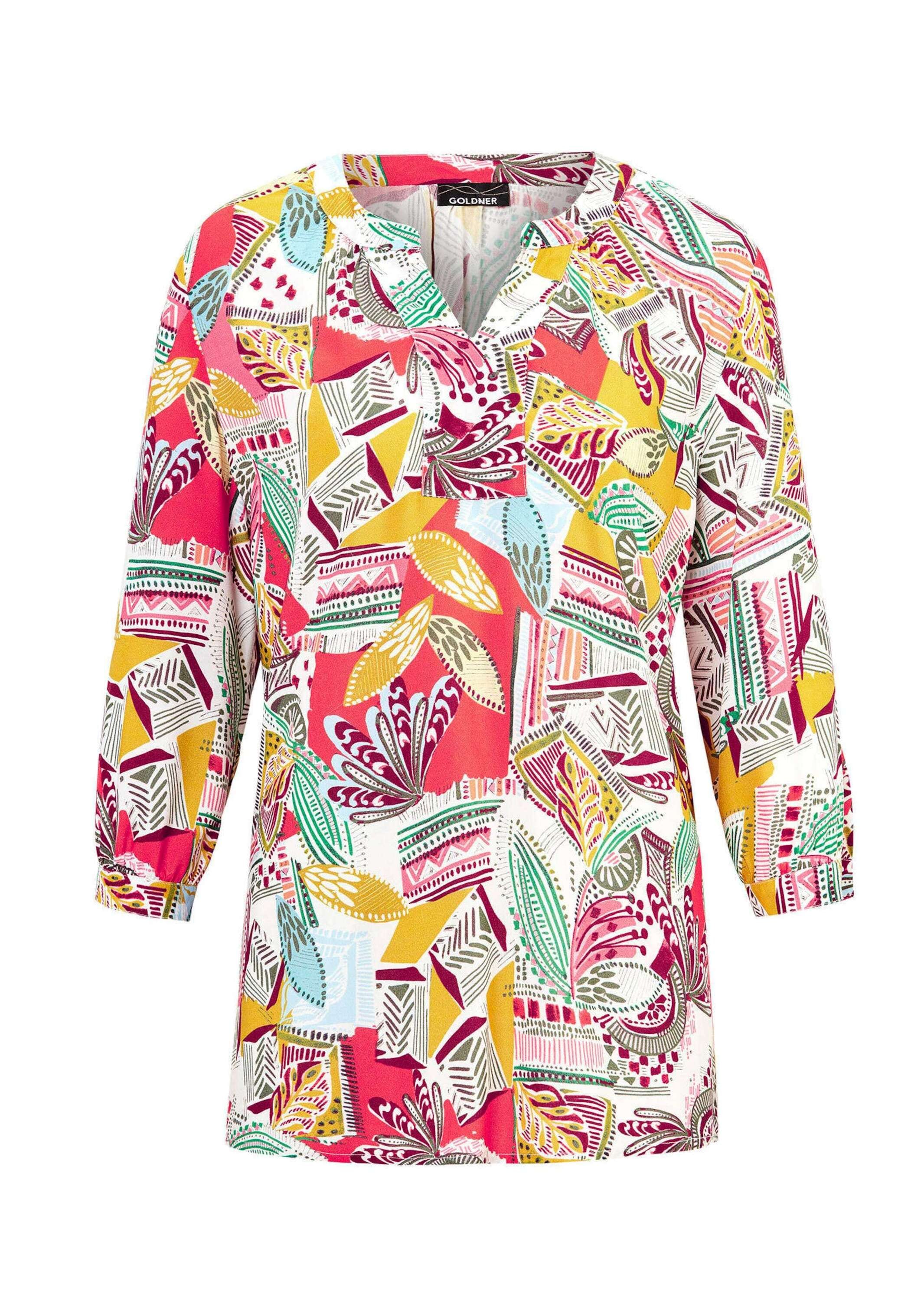 GOLDNER Tunika "Kurzgröße Tunikabluse mit 3/4-Ärmeln" keine/nicht relevant günstig online kaufen