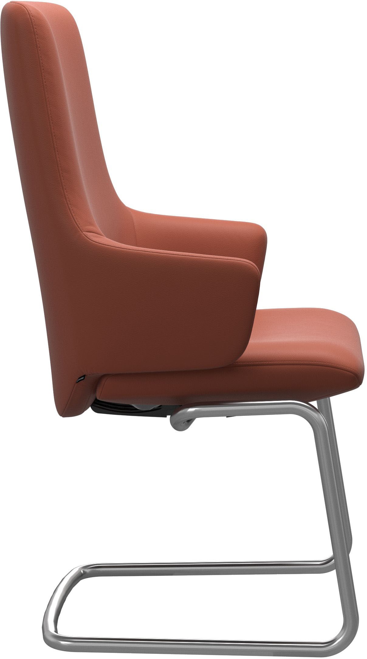 Stressless® Polsterstuhl »Laurel«, Leder PALOMA, High Back mit Armlehne, Größe L, mit Beinen aus Stahl in Chrom