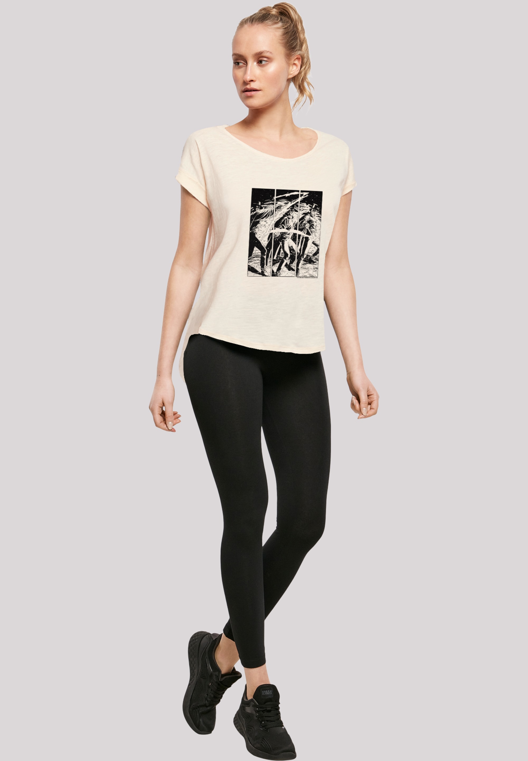 F4NT4STIC T-Shirt »Zorro Mark Of Zorro Comic Strip Art«, Premium Qualität