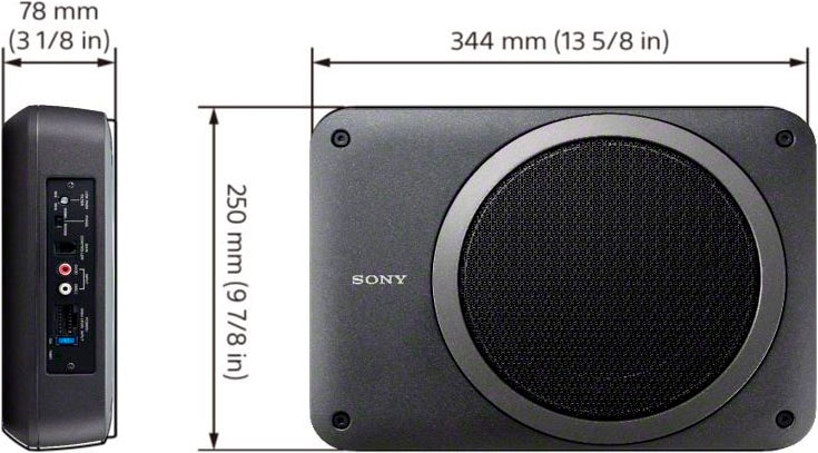 Sony Auto-Subwoofer »XS-AW8«