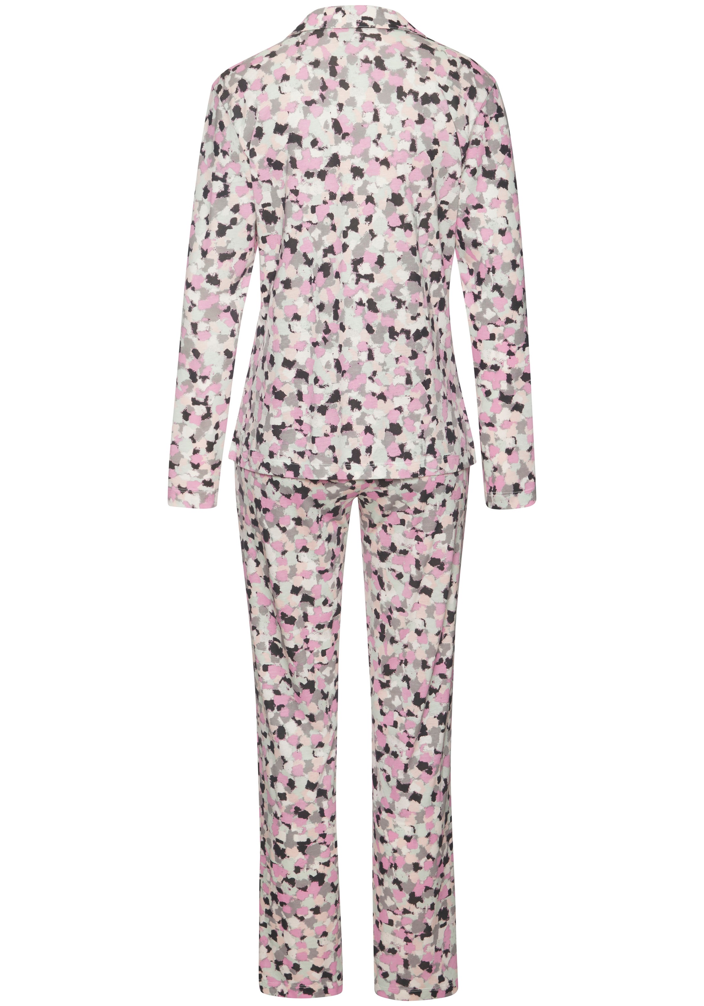 Vivance Dreams Pyjama, (2 tlg.), mit Aquarell-Muster