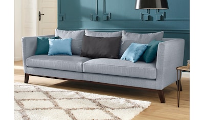 Home affaire Big-Sofa »Kim«, mit Holzbeinen und vielen losen Kissen kaufen