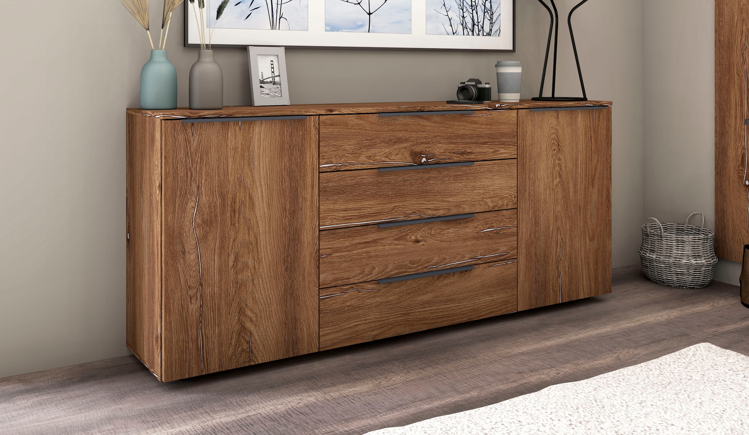 borchardt Möbel Sideboard "Tom", Breite 166 cm