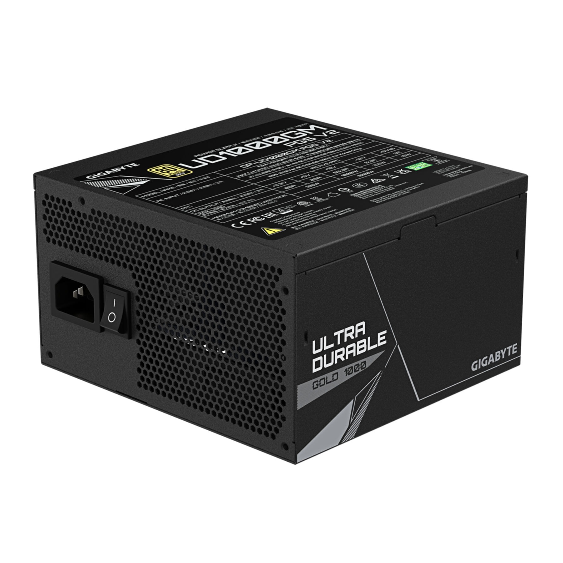 Gigabyte Netzteil »UD1000GM PG5 V2 Netzteil – PCIe Gen 5.1, 80 PLUS Gold, Vollmodulares D«