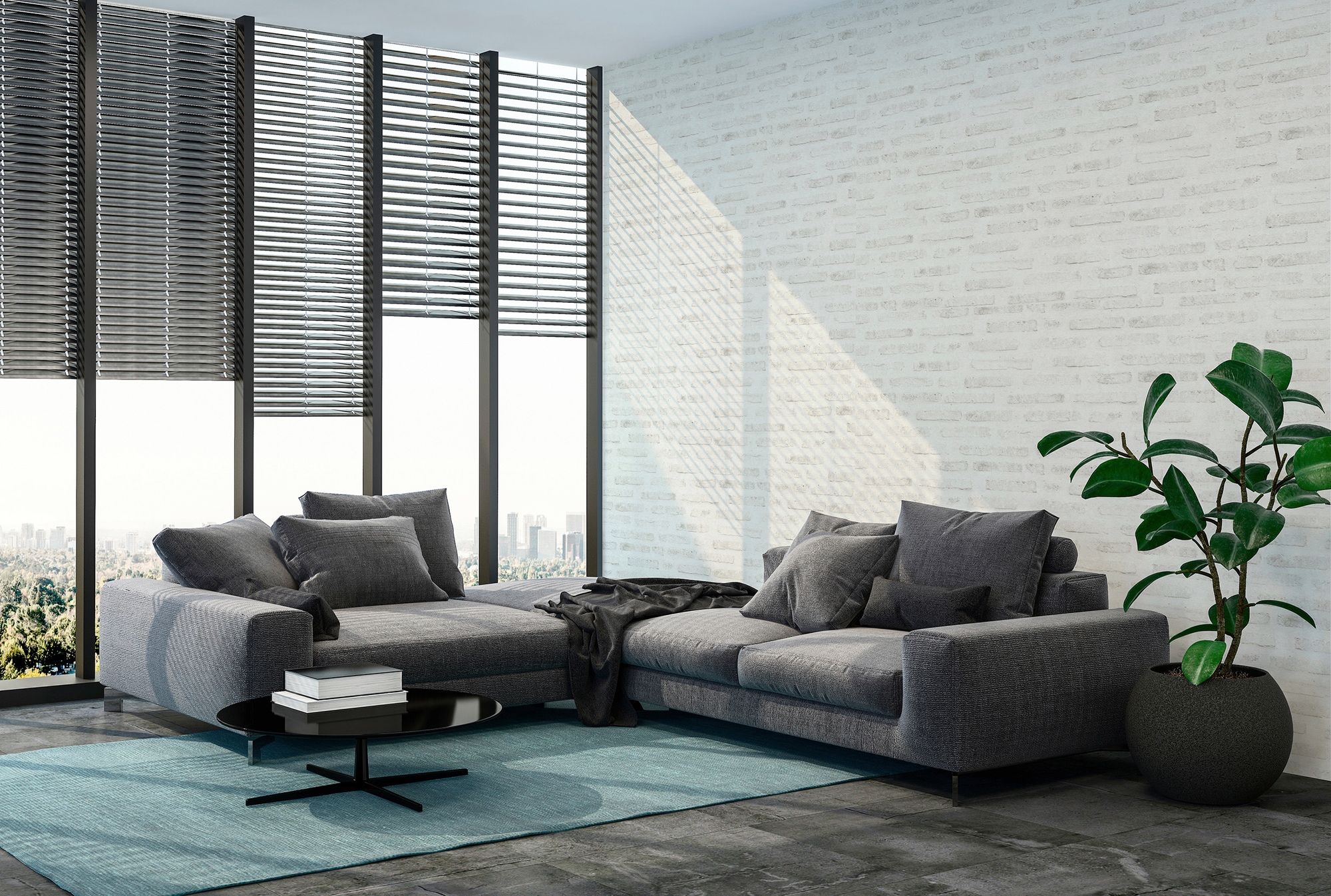 living walls Vliestapete »New Walls Loft Living in Vintage Backstein Optik«, gemustert-Motiv-abstrakt, Tapete Stein Tapeten Wohnzimmer Schlafzimmer Küche modern Design Optik