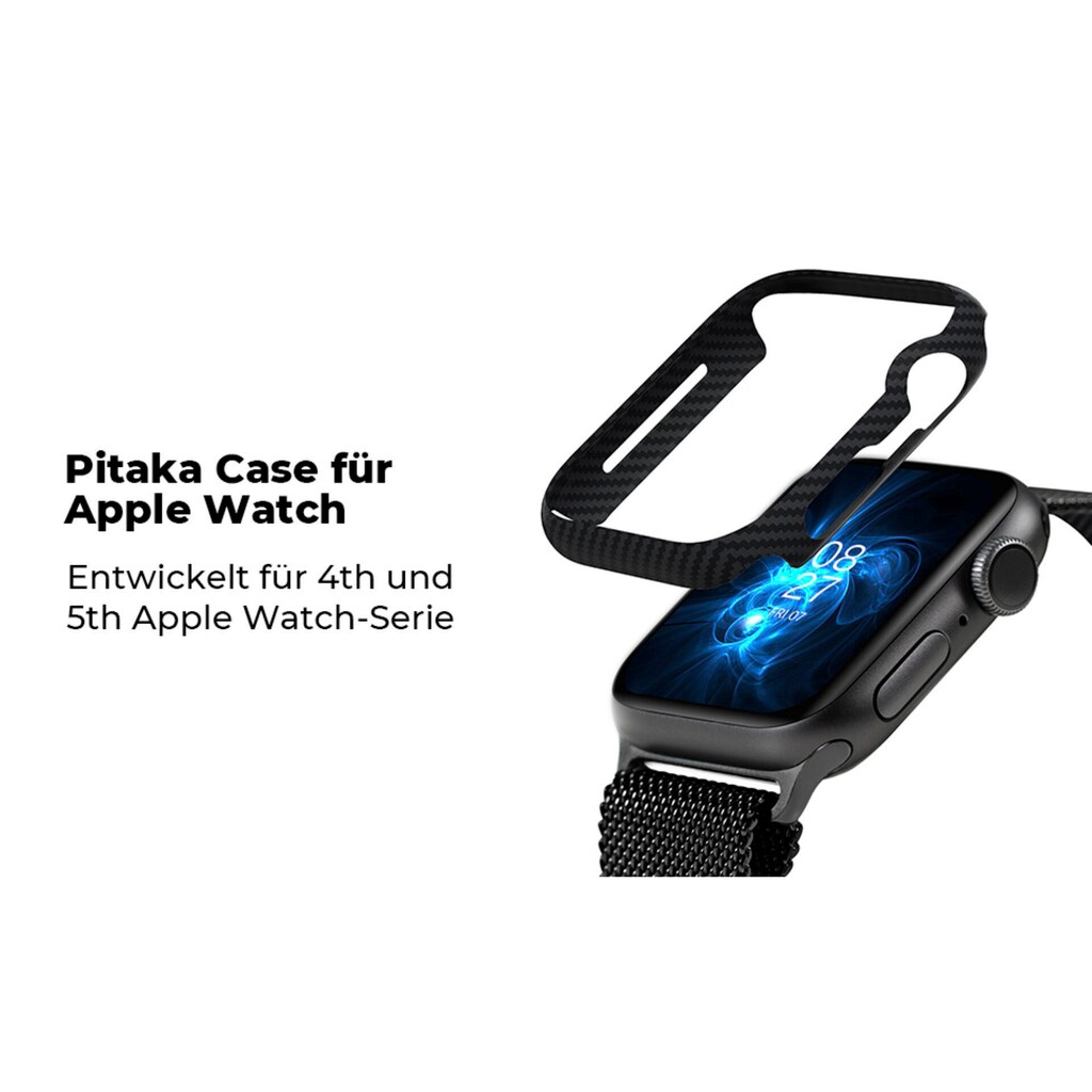Pitaka Smartwatch-Hülle »Air Case for Apple Watch 4, 5 and 6 44mm«, Apple Watch Series 4 44 mm-Apple Watch Series 5 44 mm-Apple Watch Series 6 44 mm