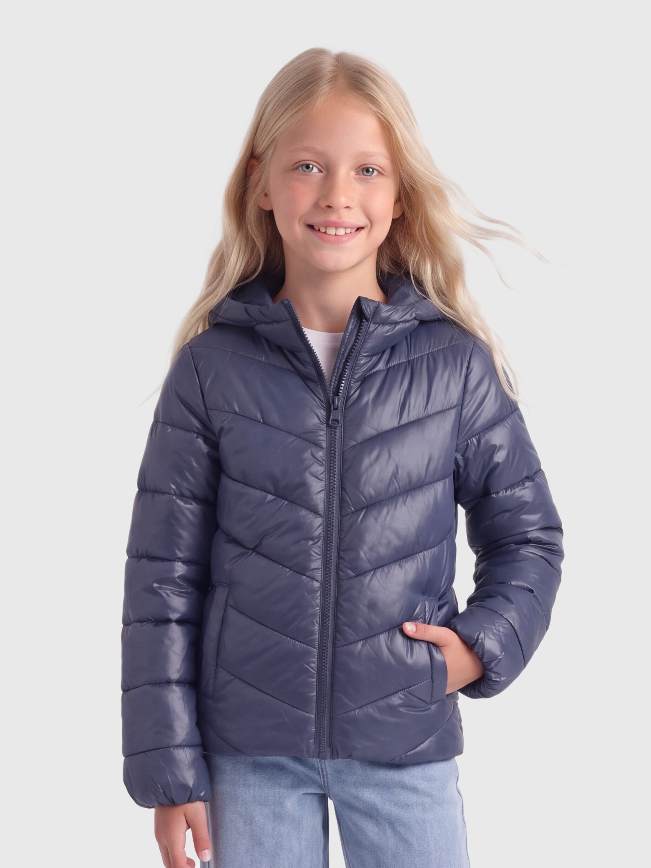 KIDS ONLY Steppjacke "KOGKAJSA LIGHTWEIGHT QUILT HOOD JKT OTW" mit Kapuze mit Kapuze