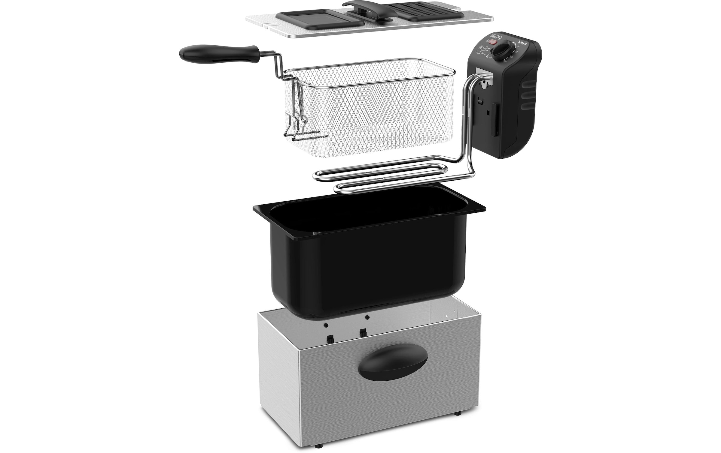 Trisa Fritteuse »Crispy Fry 3 kg« 2000 W Fassungsvermögen 3 l