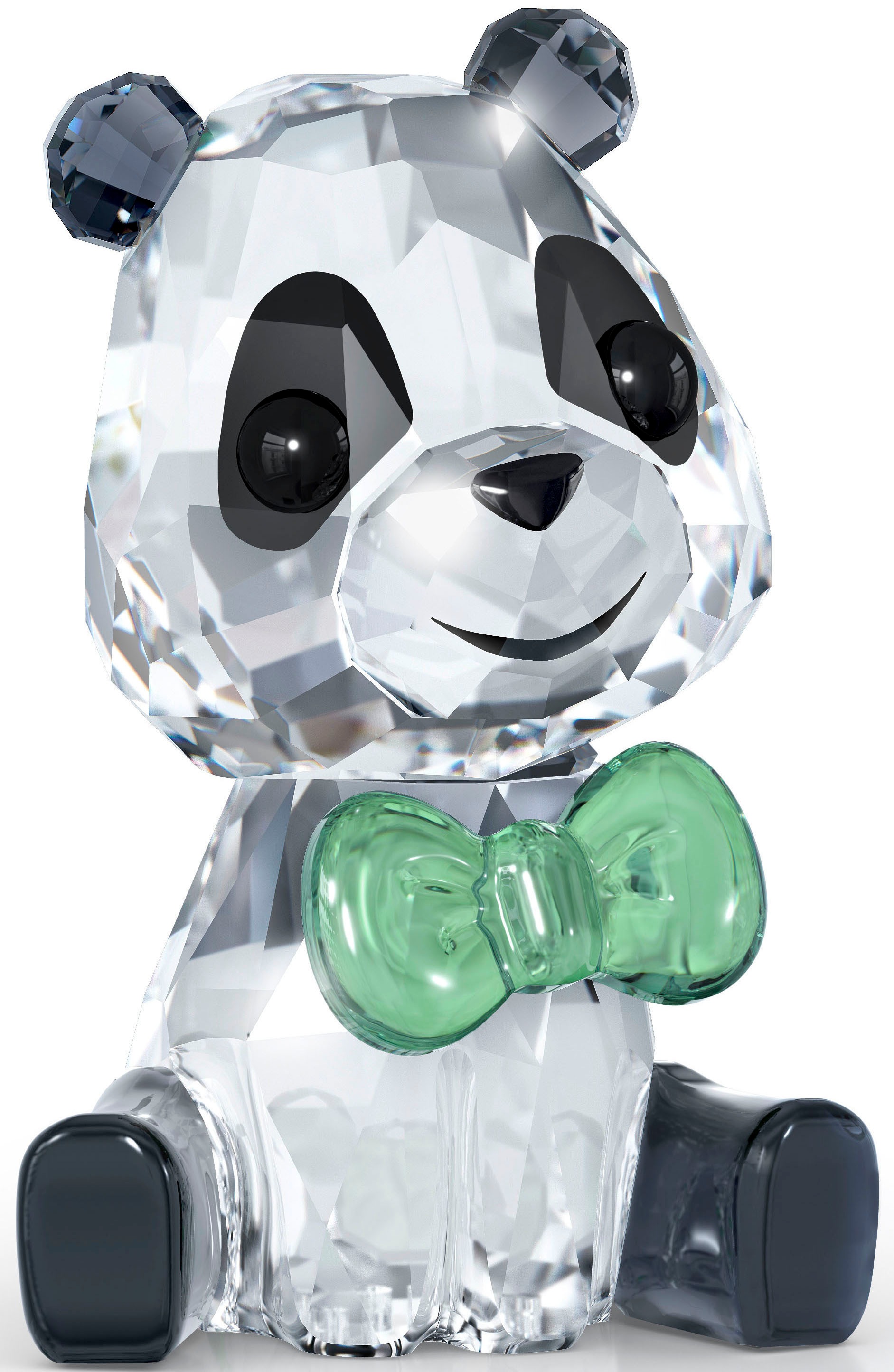 Dekofigur »Baby Animals Plushy der Panda, 5619234«, Swarovski® Kristall