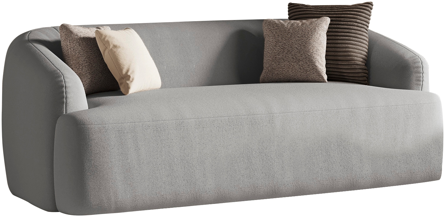 INOSIGN 2-Sitzer »Nergal, Einzelsofa oder L-Form«, Modernes Design, schlichte Optik, stilvoller Blickfang im Wohnzimmer