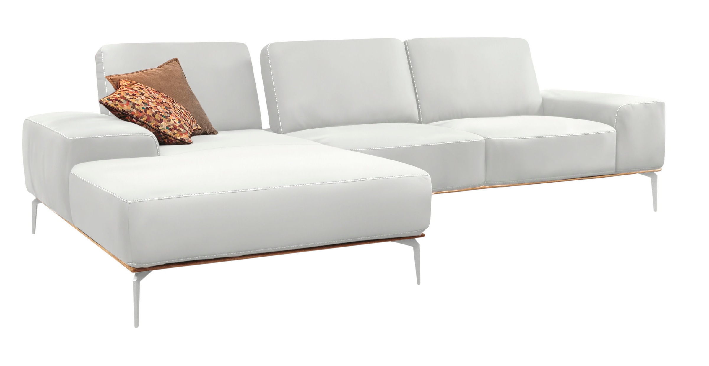 W.SCHILLIG Ecksofa "run, Designsofa mit tollem Sitzkomfort, bequem, L-Form" günstig online kaufen