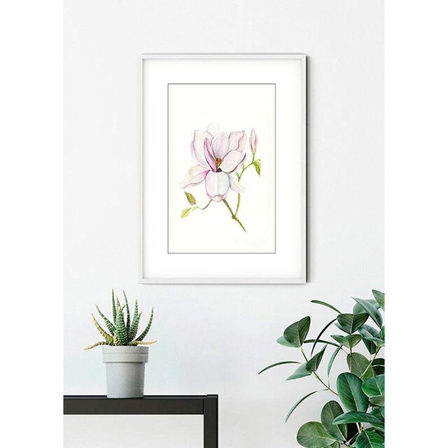 Komar Poster »Magnolia Shine«, Pflanzen-Blätter, (1 St.), Kinderzimmer,  Schlafzimmer, Wohnzimmer | BAUR