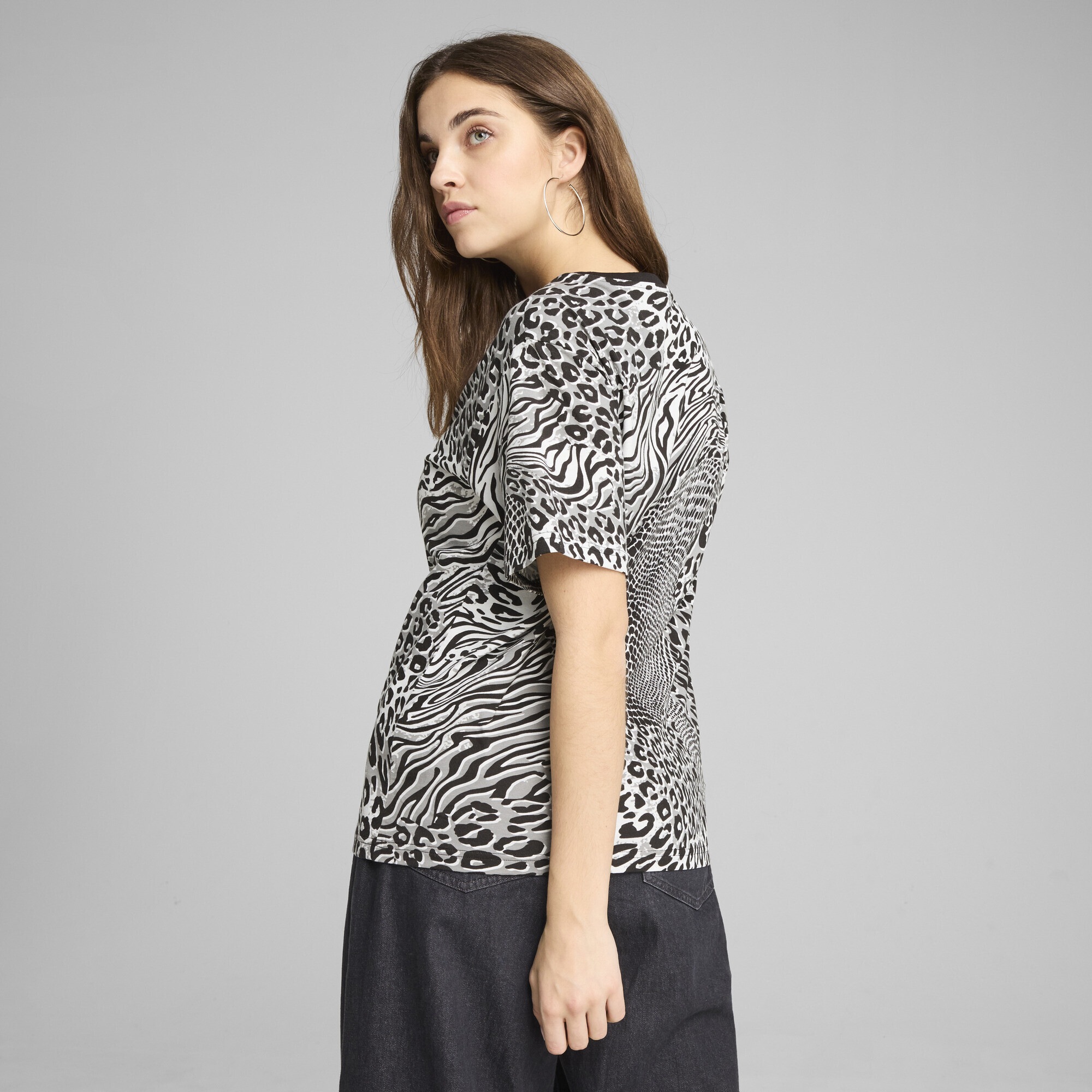 PUMA T-Shirt »Essentials Graphic Animal Relaxed T-Shirt Damen«
