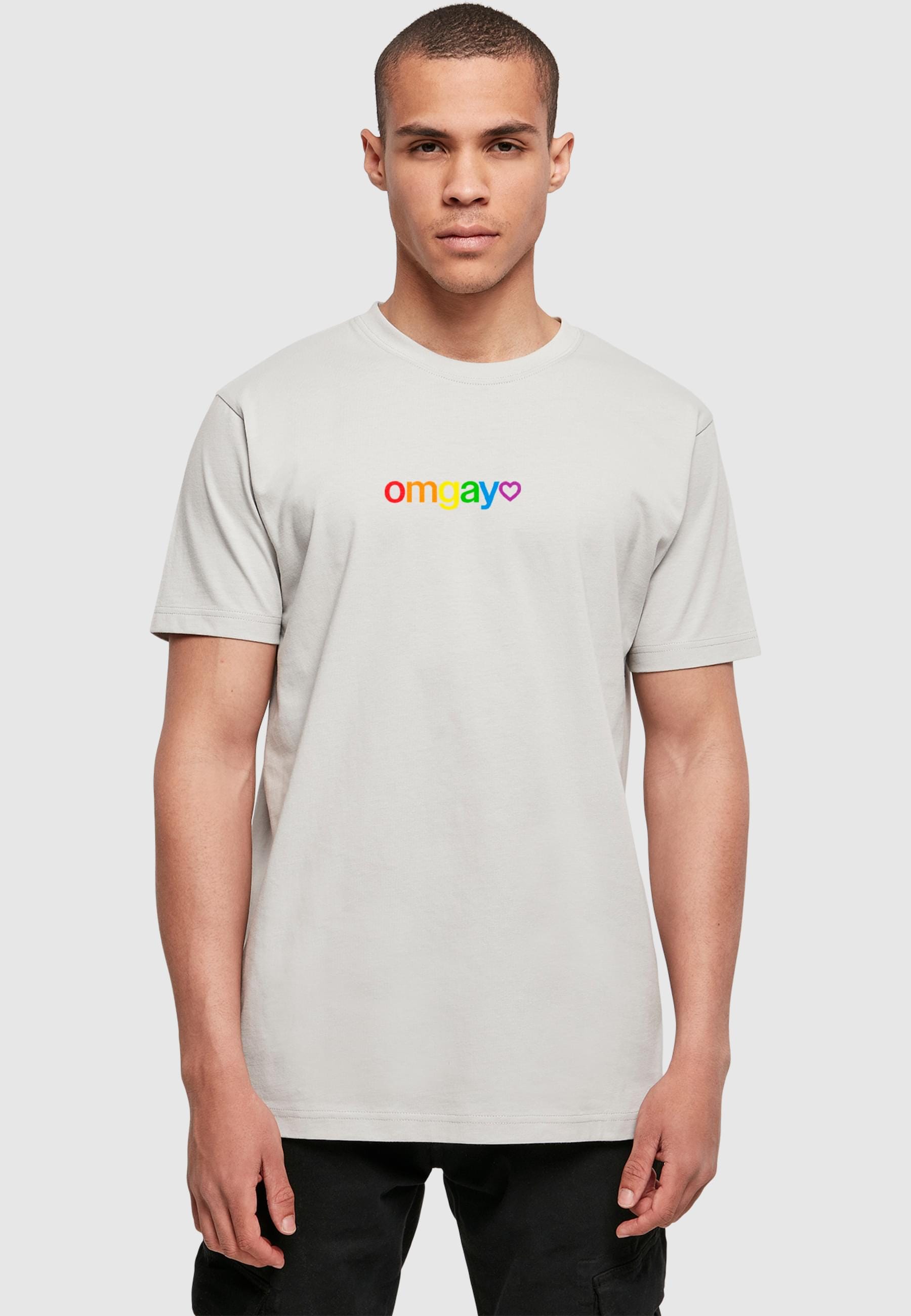 MisterTee T-Shirt »MisterTee OMGay Rainbow Pride Tee«, (1 tlg.)