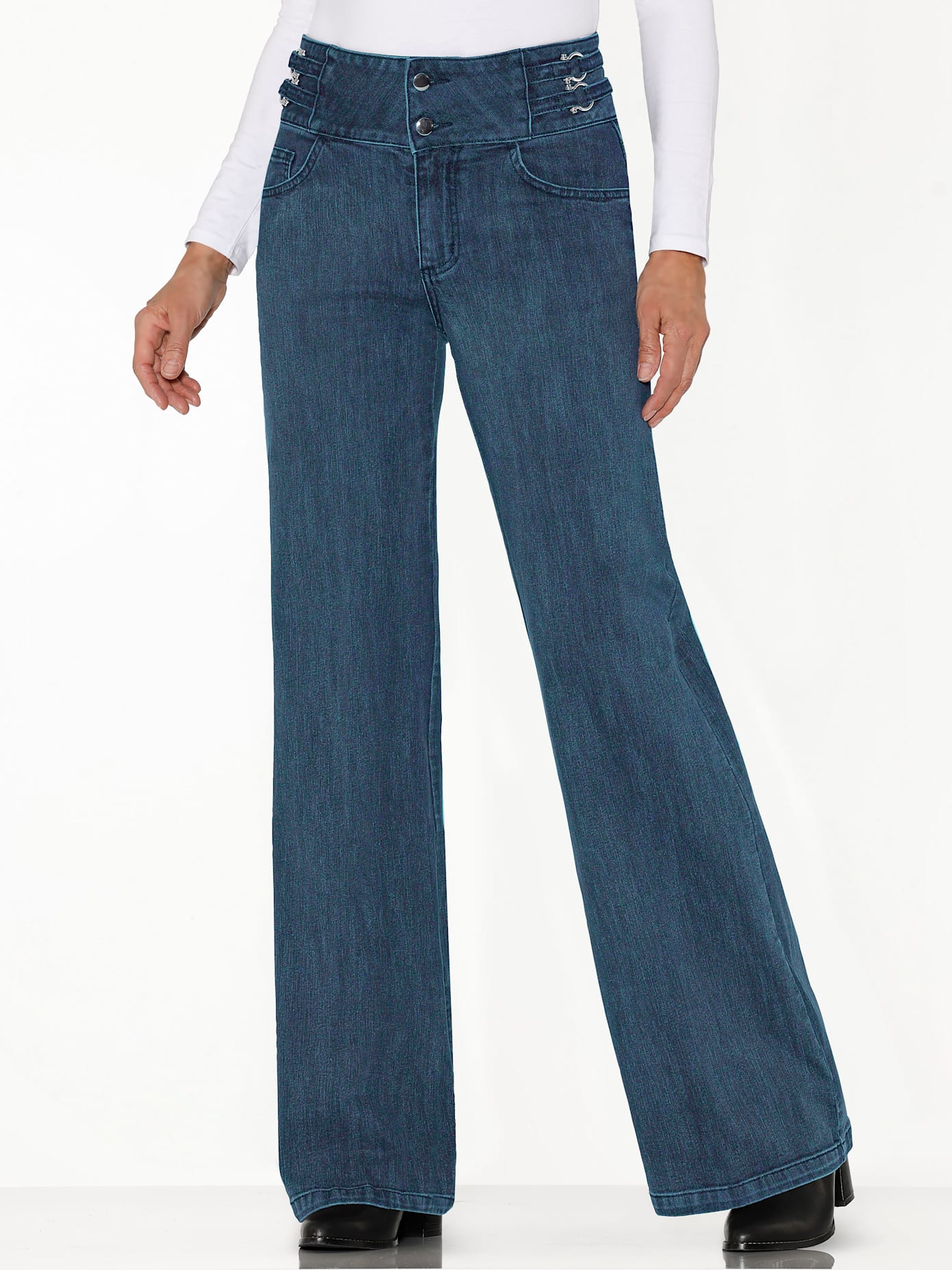 heine Bootcut-Jeans 1