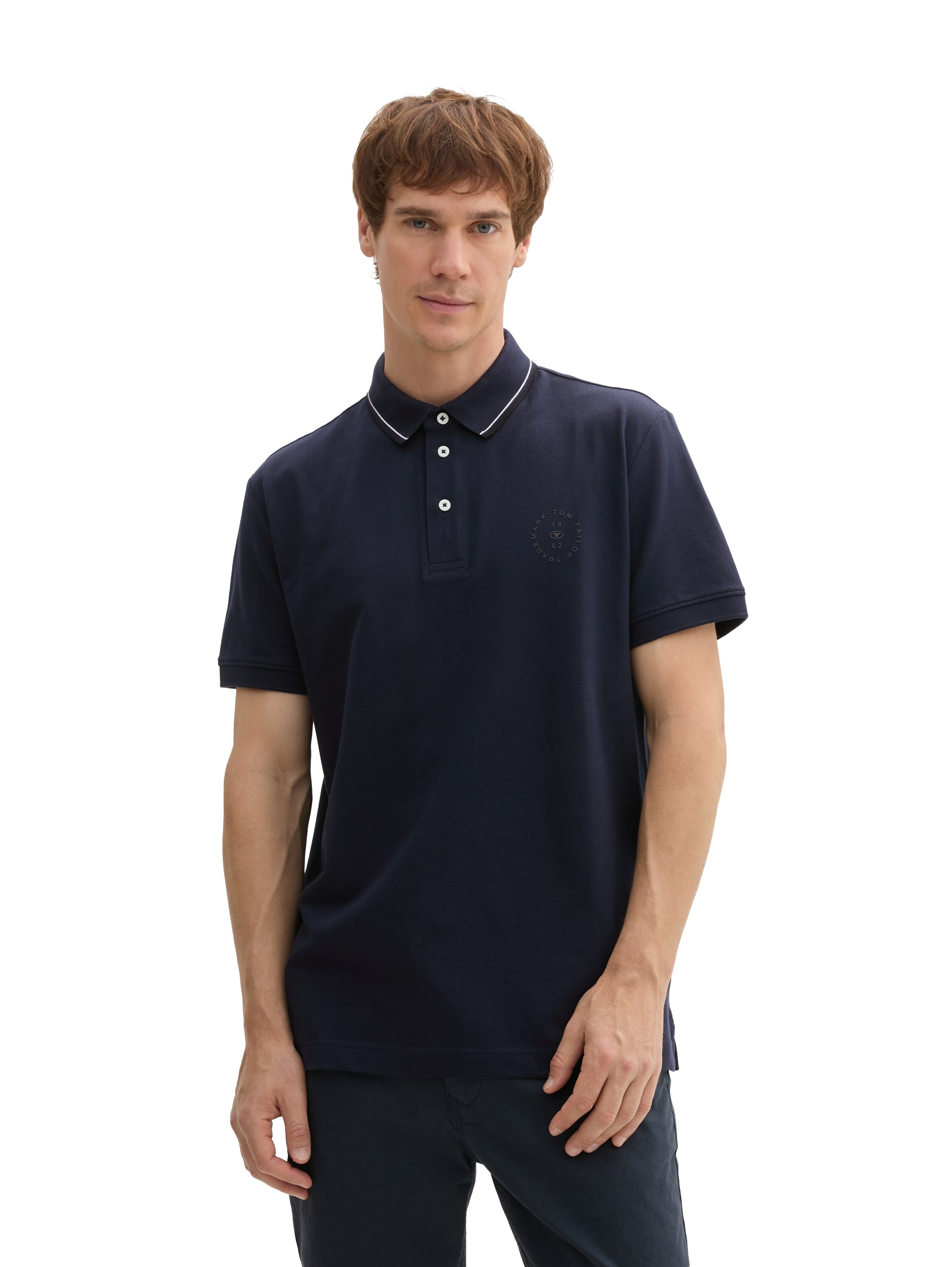 TOM TAILOR Poloshirt, mit Logo Print günstig online kaufen