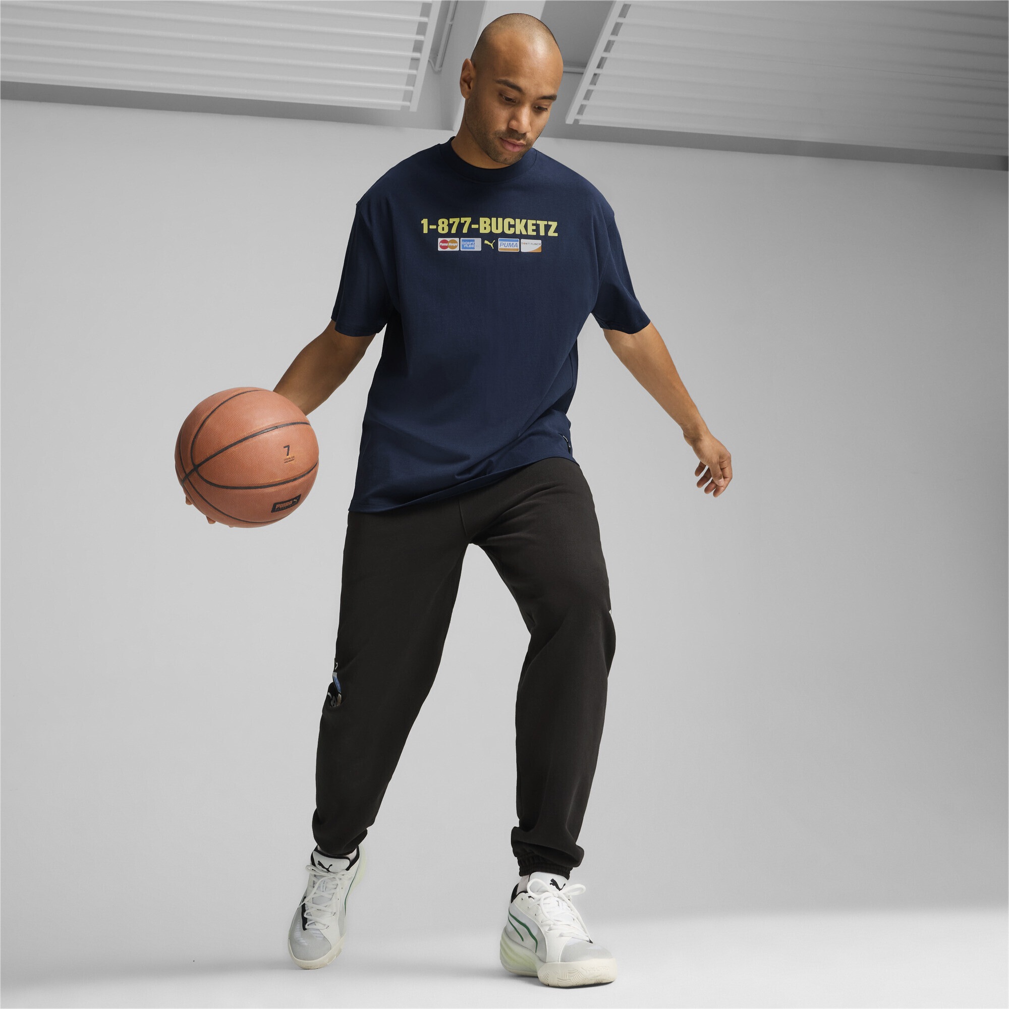 PUMA Trainingsshirt »Step Up Your Game Basketball-T-Shirt Herren«