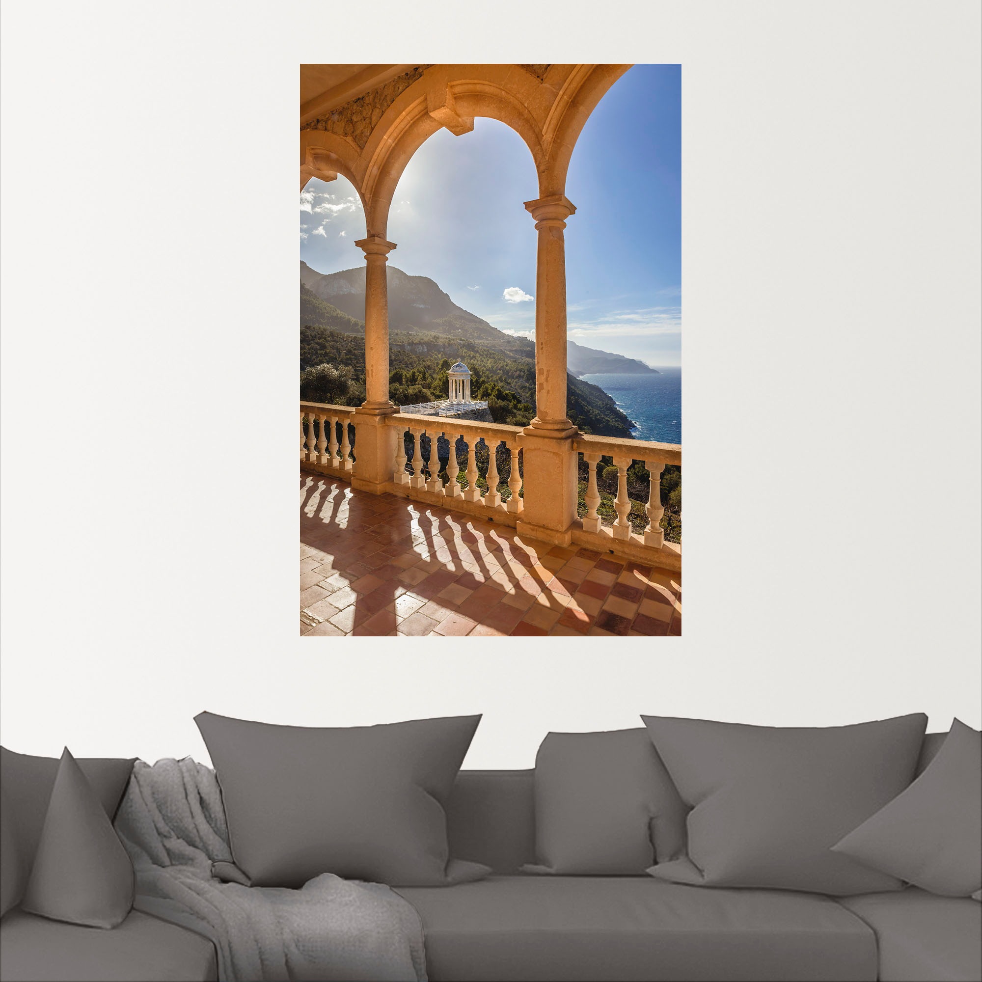 Artland Wandbild "Herrenhaus Son Marroig Küste, Mallorca", Elemente der Arc günstig online kaufen