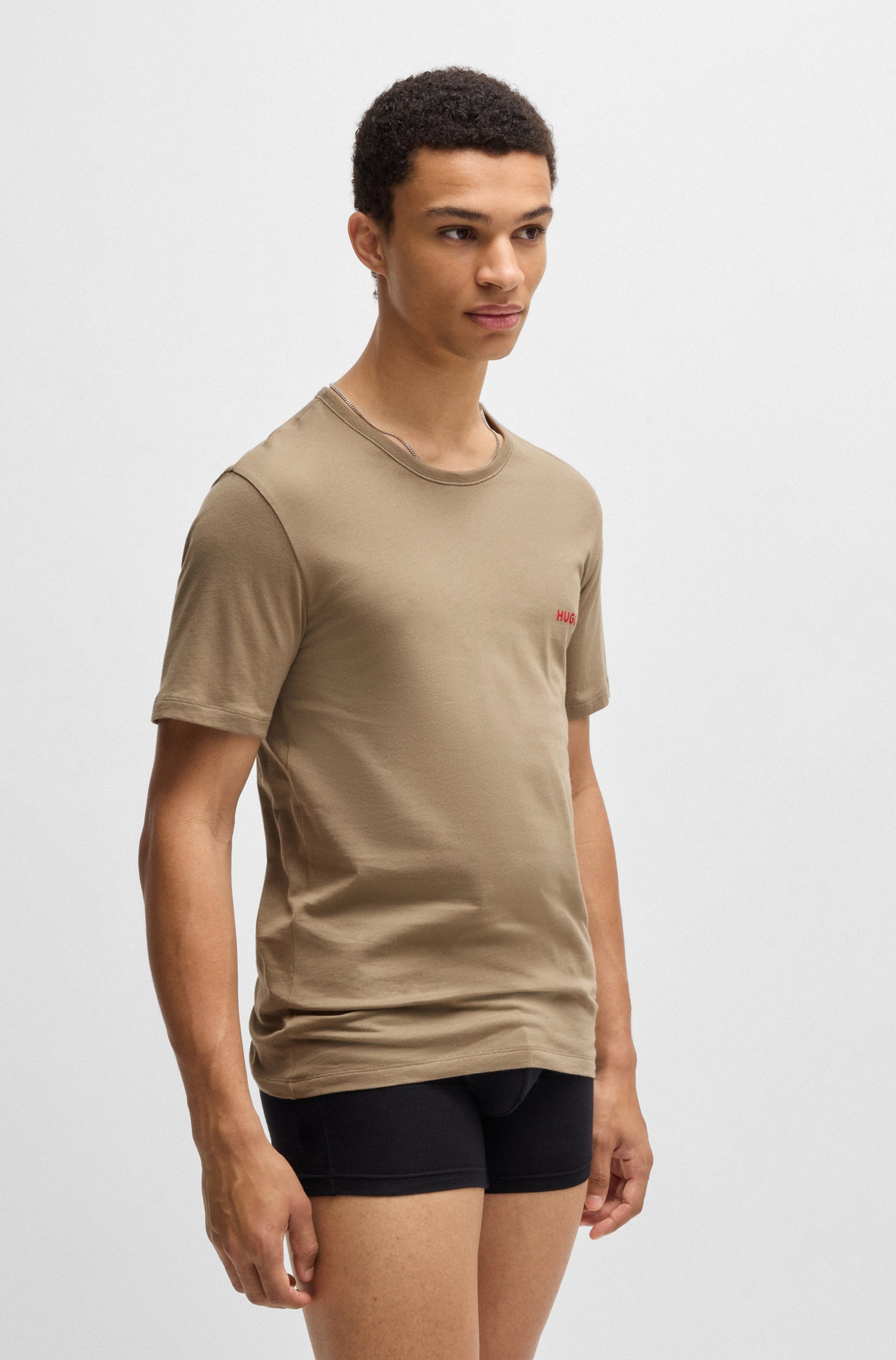 HUGO Underwear T-Shirt »RN TRIPL«, (Packung, 3 tlg.), mit Rundhalsausschnitt