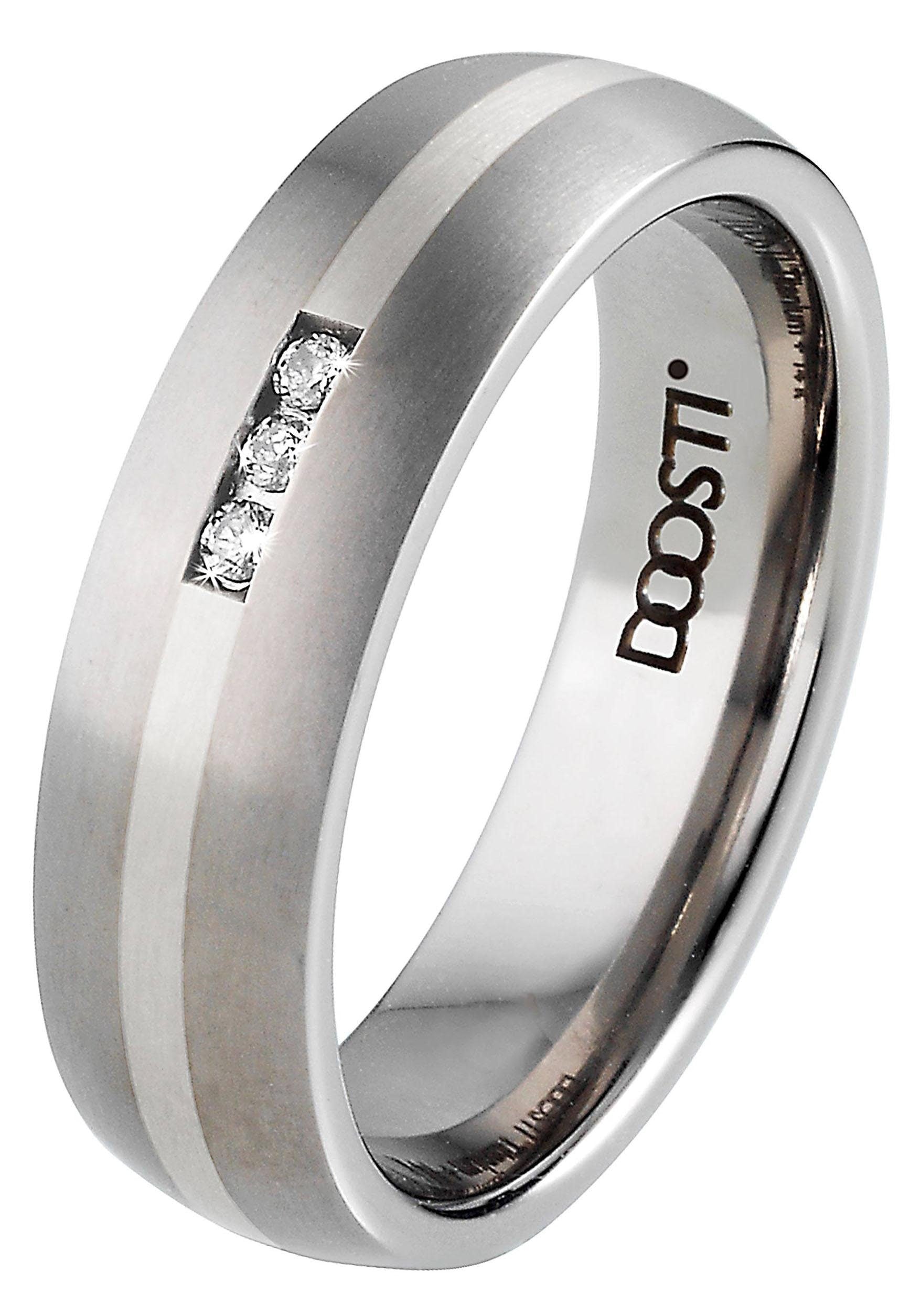 DOOSTI vestuvinis žiedas »Schmuck Dovanų Silber 925 vestuvinis žiedas Ehering Žiedas LIEBE« pagamintas in Germany - patogi su arba be Zirkonia