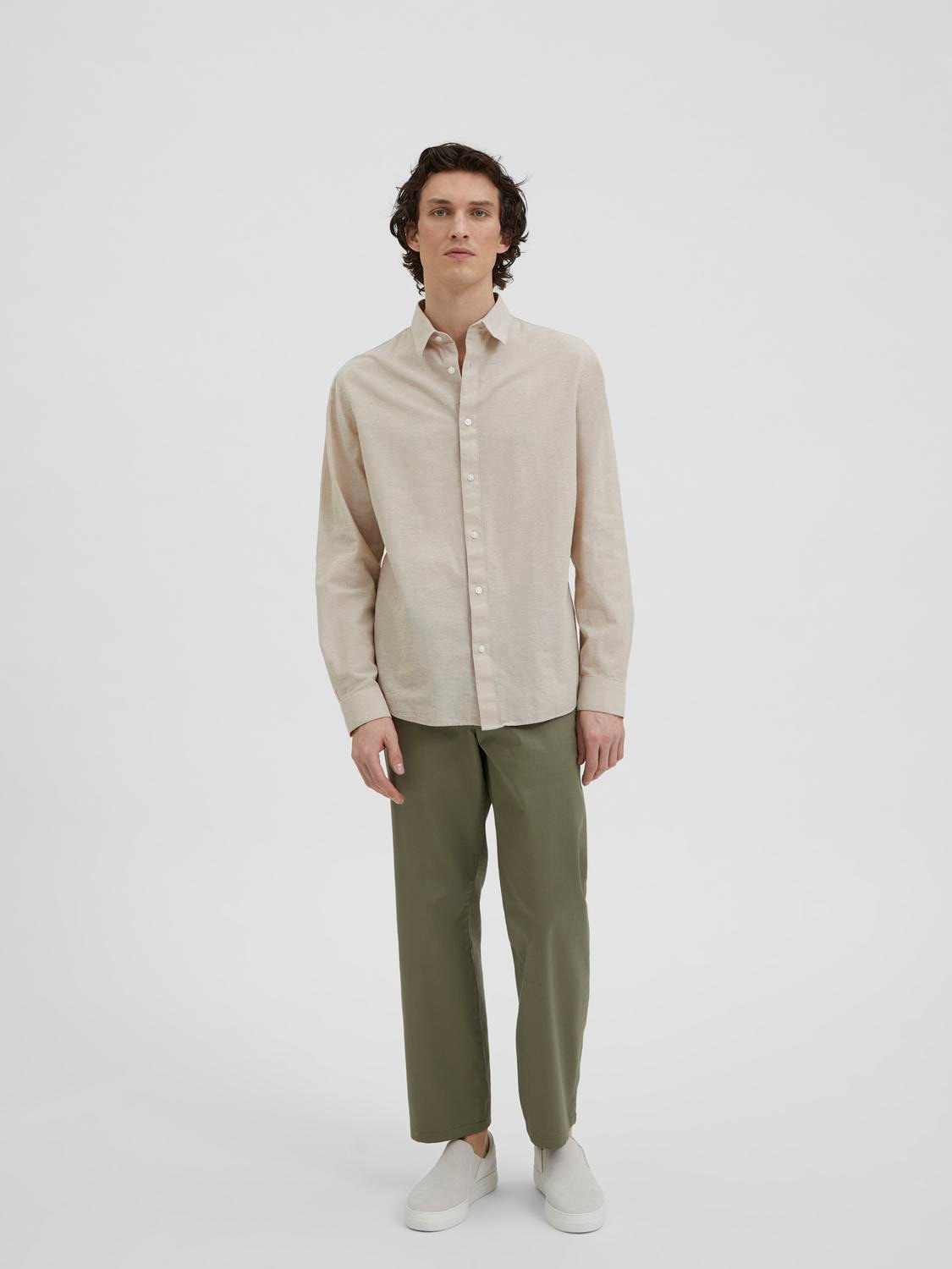 SELECTED Langarmhemd »SLHSLIMSUN LS SHIRT CLASSIC D«