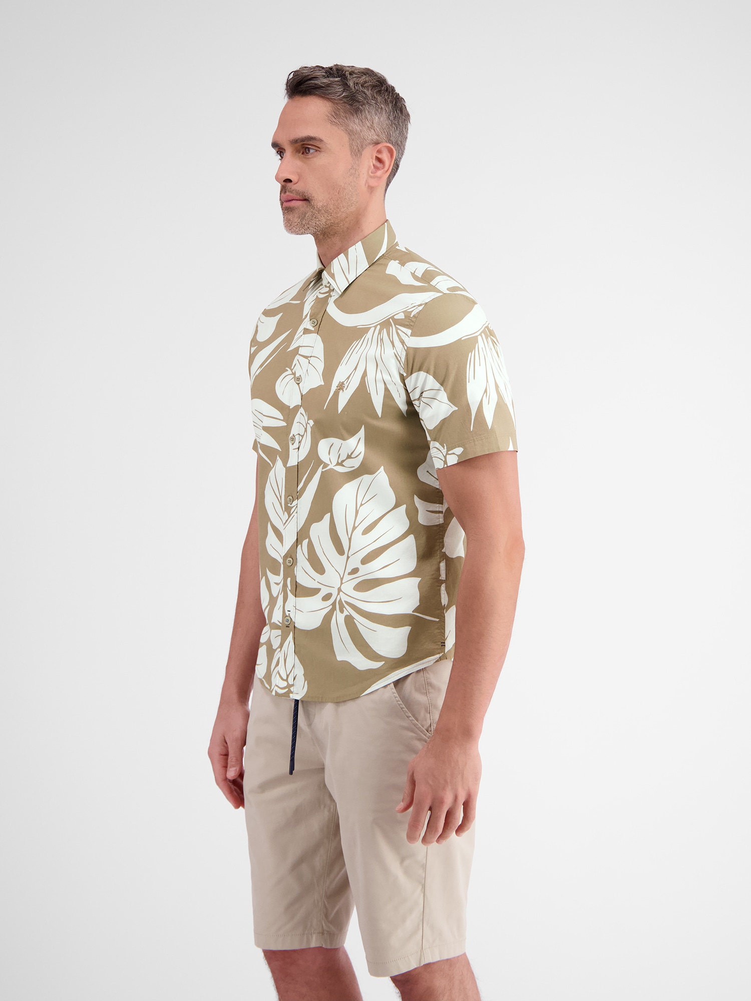 LERROS Kurzarmhemd »LERROS Kurzarmhemd im Hawaiian-Style«
