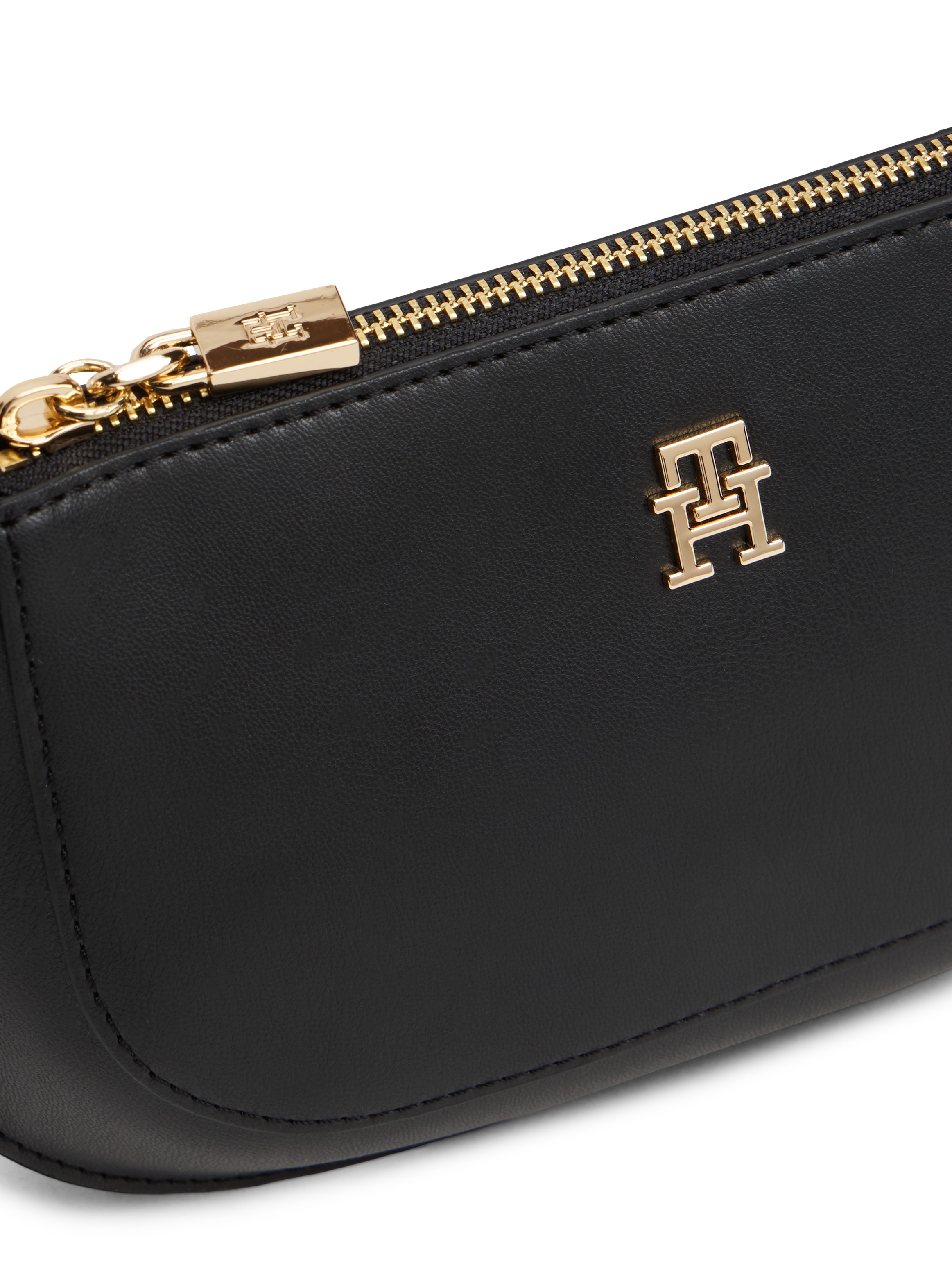 Tommy Hilfiger Umhängetasche »TH GLAM MINI CHAIN CROSSOVER« , Damen Schultertasche, Abendtasche, Zierkette als Umhängeriemen