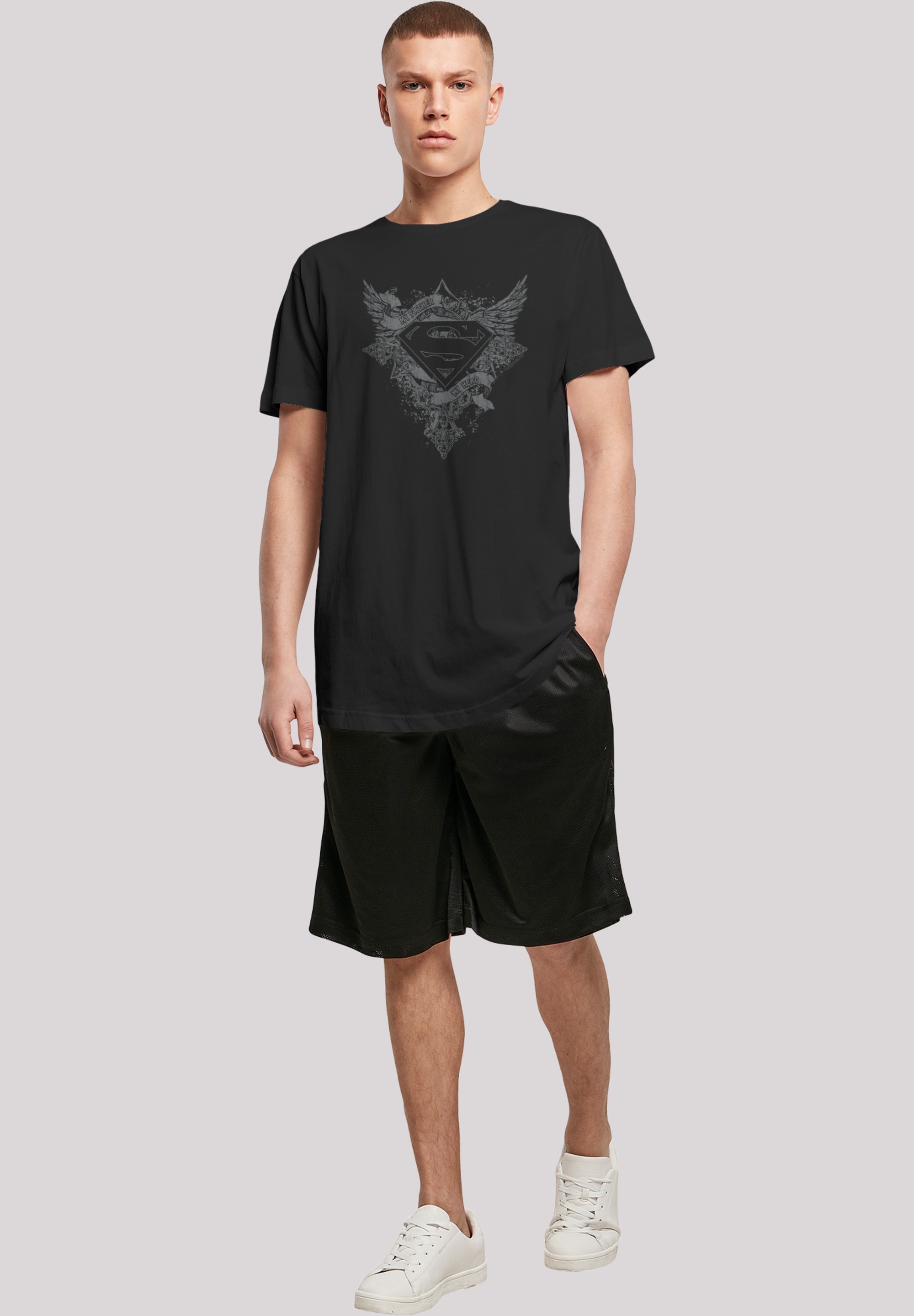 F4NT4STIC T-Shirt »DC Comics Superman My Father, My Hero«, Print