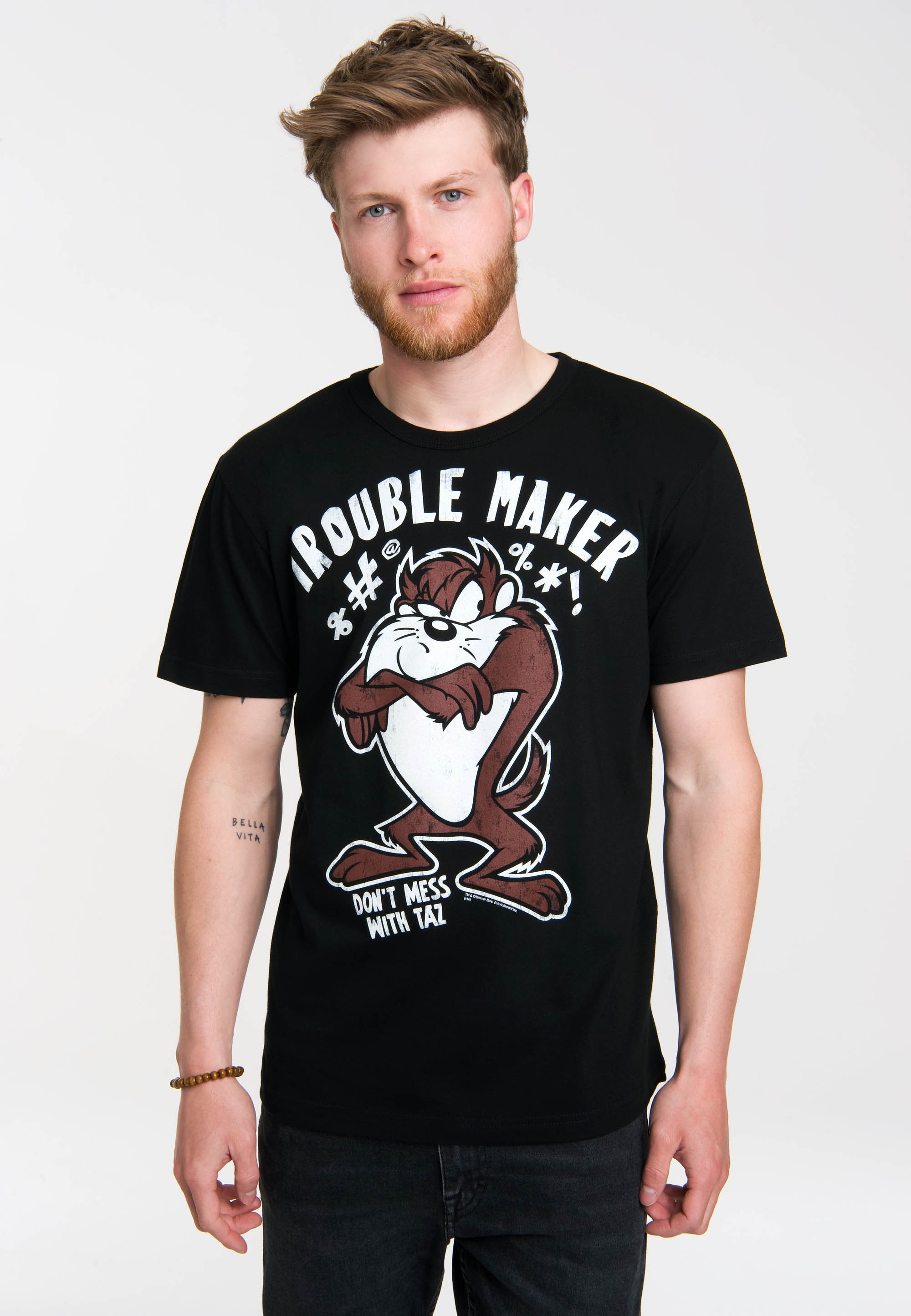 T-Shirt »Tasmanischer Teufel - Looney Tunes«, mit tollem Frontprint