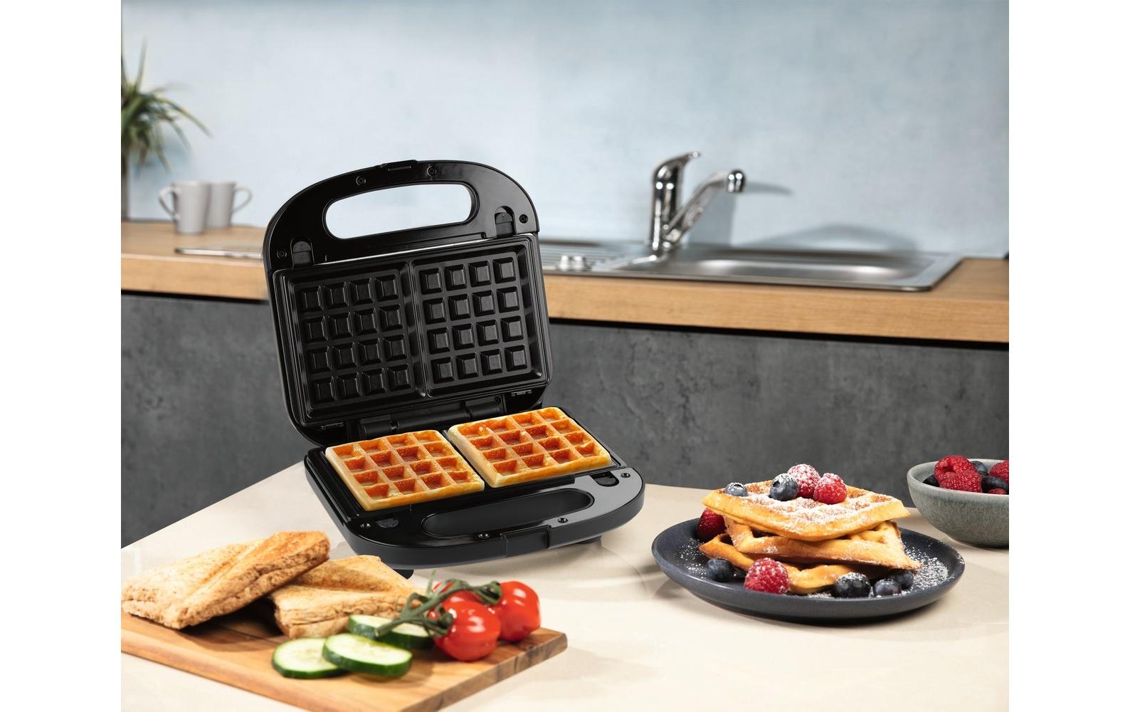 GOURMETmaxx 3-in-1-Kombi-Waffeleisen »Vario 3in1 750 W« 750 W Kontaktgrill, Sandwichtoaster und Waffeleisen