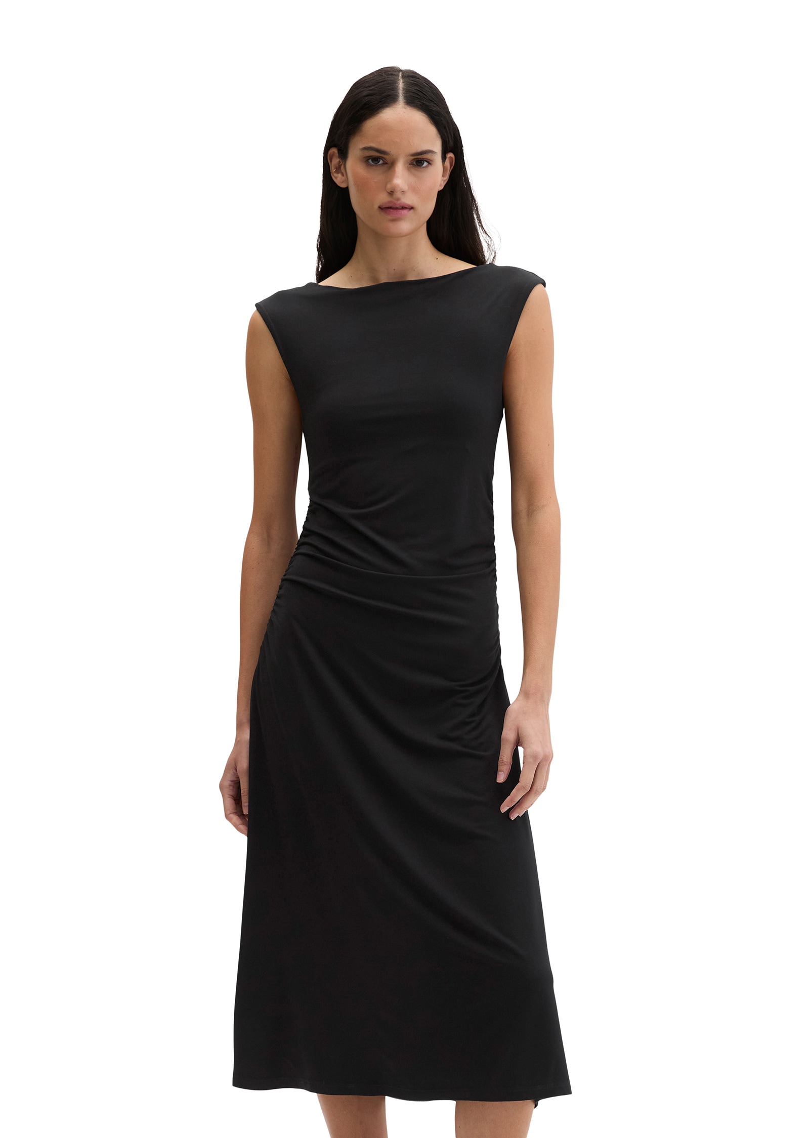 Marc OPolo Jerseykleid "mit geraffter Seitenpartie"