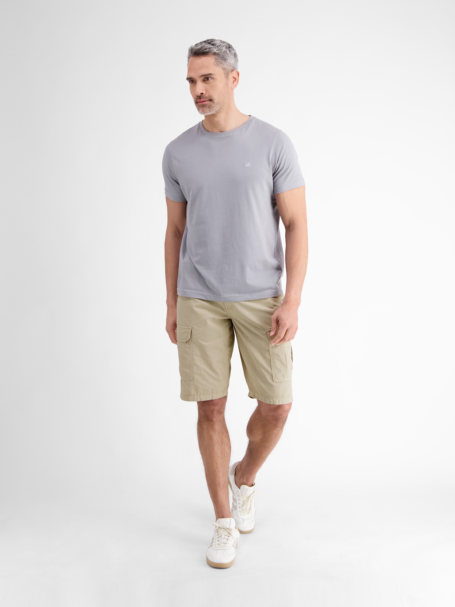 LERROS Bermudas »LERROS Cargo-Bermuda mit Gürtel«, (Set)