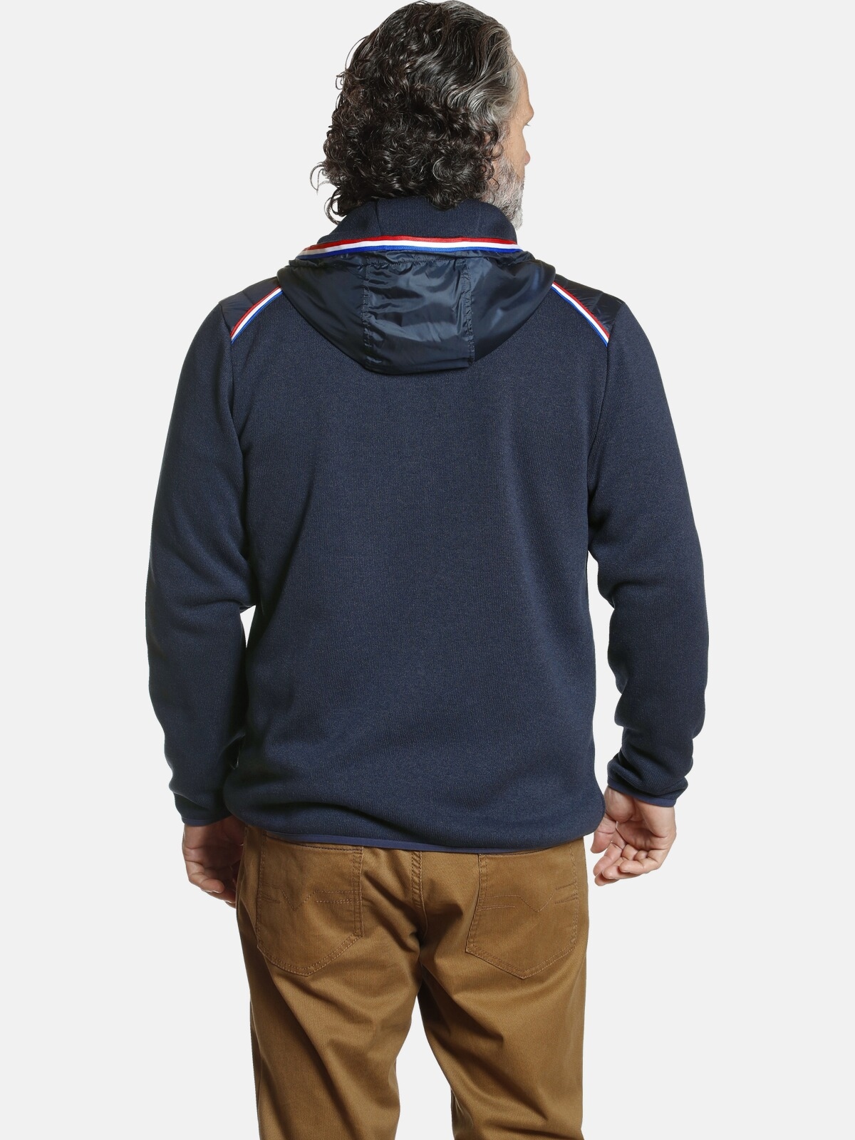 Jan Vanderstorm Sweatjacke »Strickfleecejacke STELLAN«