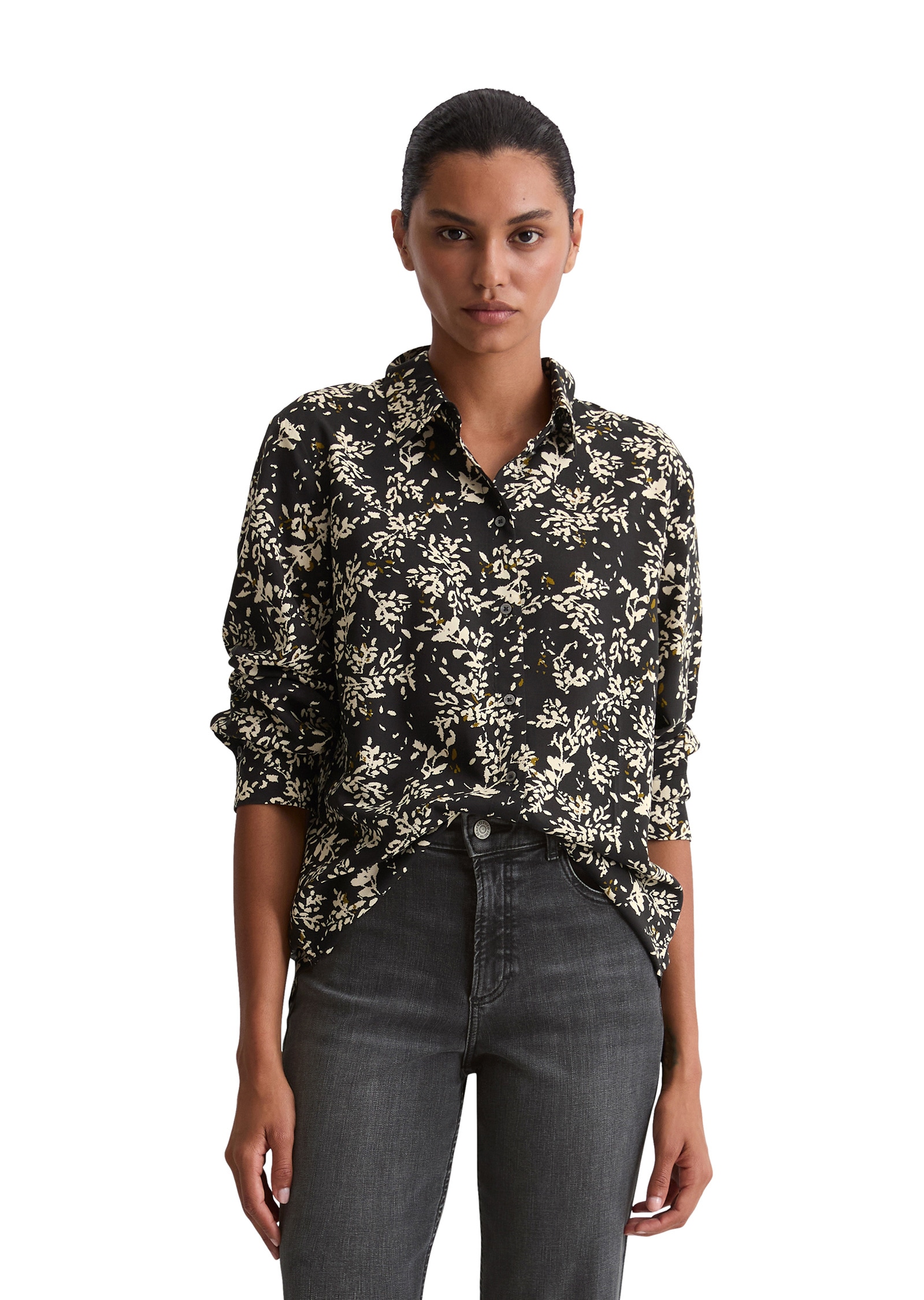 Marc OPolo Langarmbluse "aus fließender Viskose" günstig online kaufen