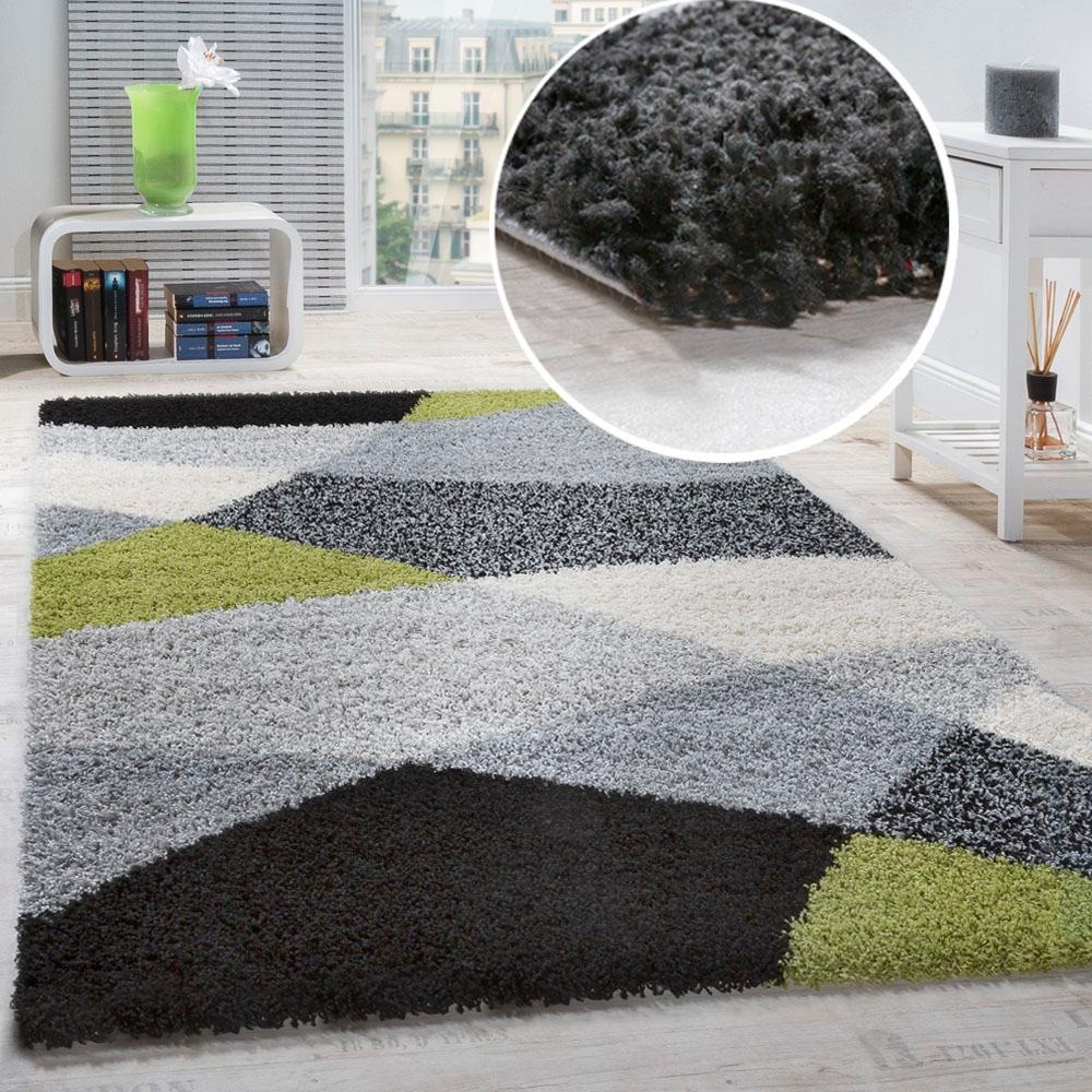 Paco Home Hochflor-Teppich "Mango 308" rechteckig 34 Höhe weicher Shaggy, m günstig online kaufen