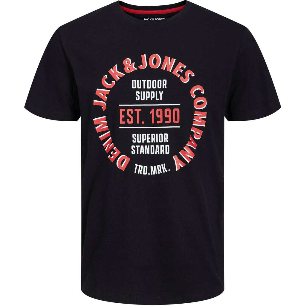 Jack & Jones Rundhalsshirt »JJ JJANDY TEE SS CREW NECK«