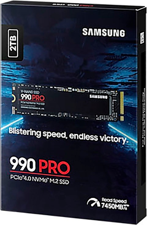 Samsung interne SSD »990 PRO NVMe™ M.2«, Anschluss PCIe Gen 4.0 x4