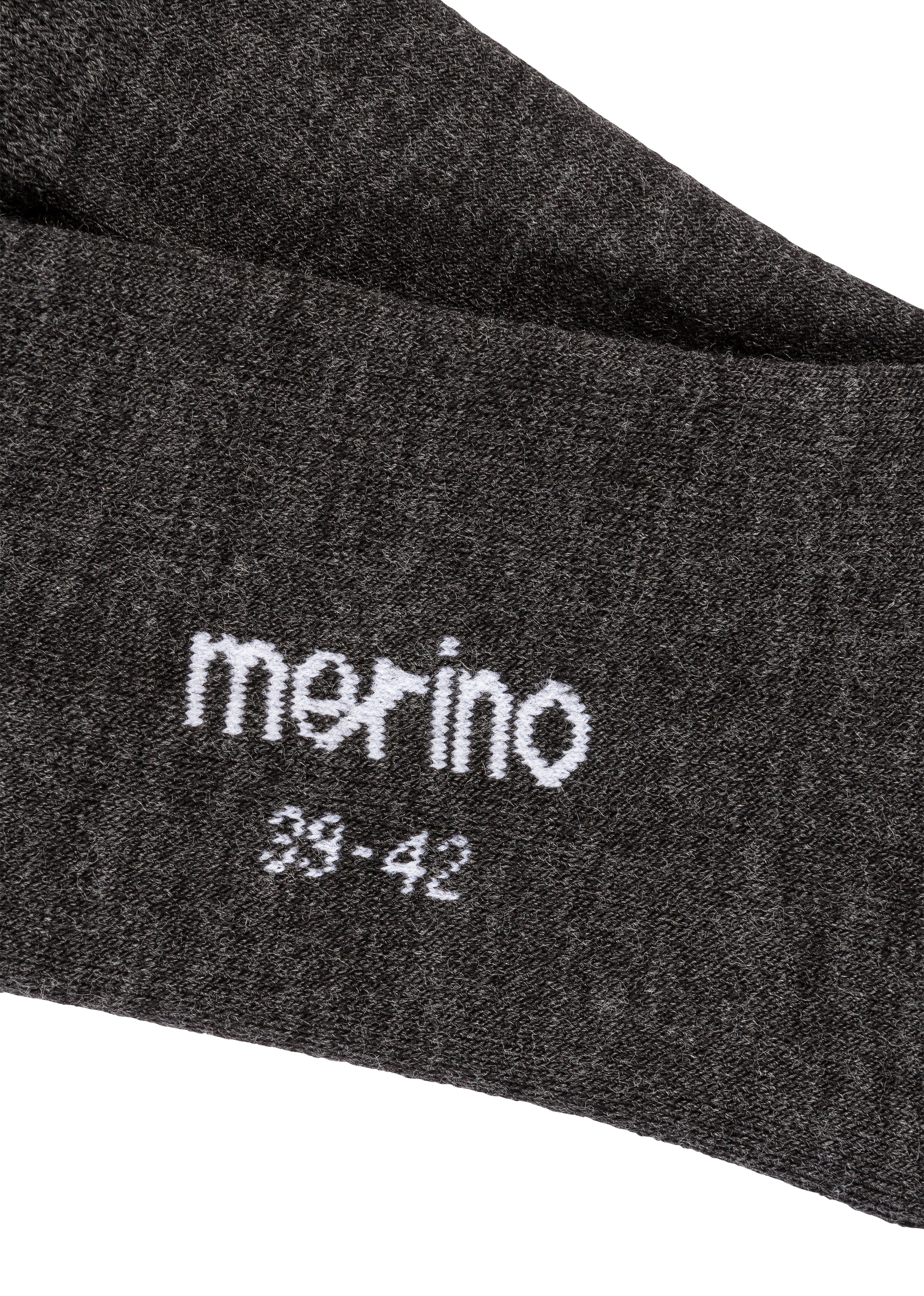 Apollo Basicsocken 3er Pack,  Unisex mit Stickerei und weichen Merinowoll-Anteil