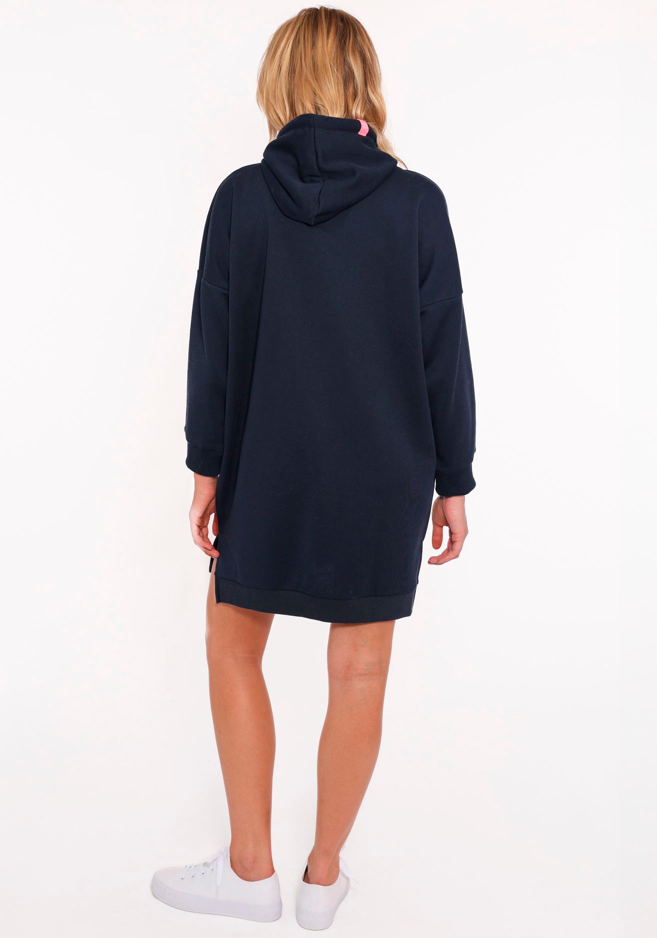 Zwillingsherz Sweatkleid »"Strand Küste Meer"«, mit Kapuze und Front Motiv "Strand Küste Meer"