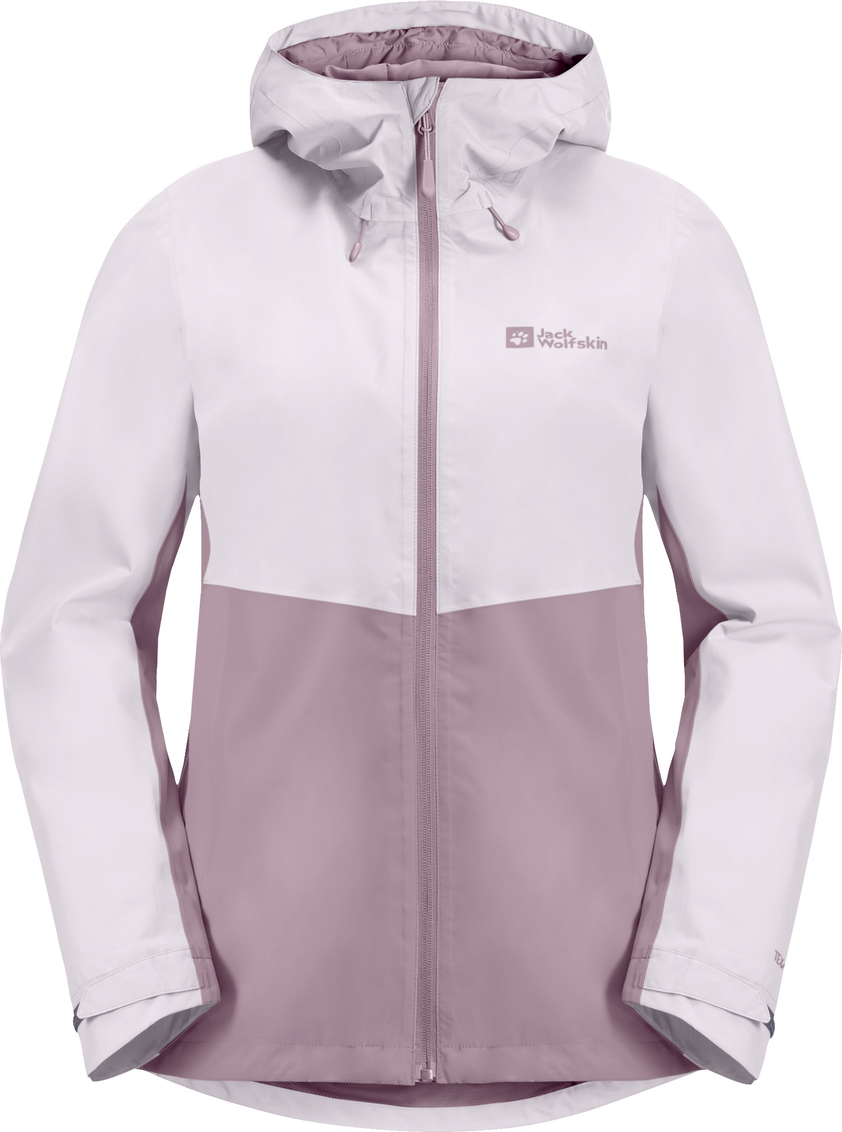 Jack Wolfskin Funktionsjacke »WEILTAL 2L JKT W«, mit Kapuze, Kapuze: fest mit der Jacke verbunden