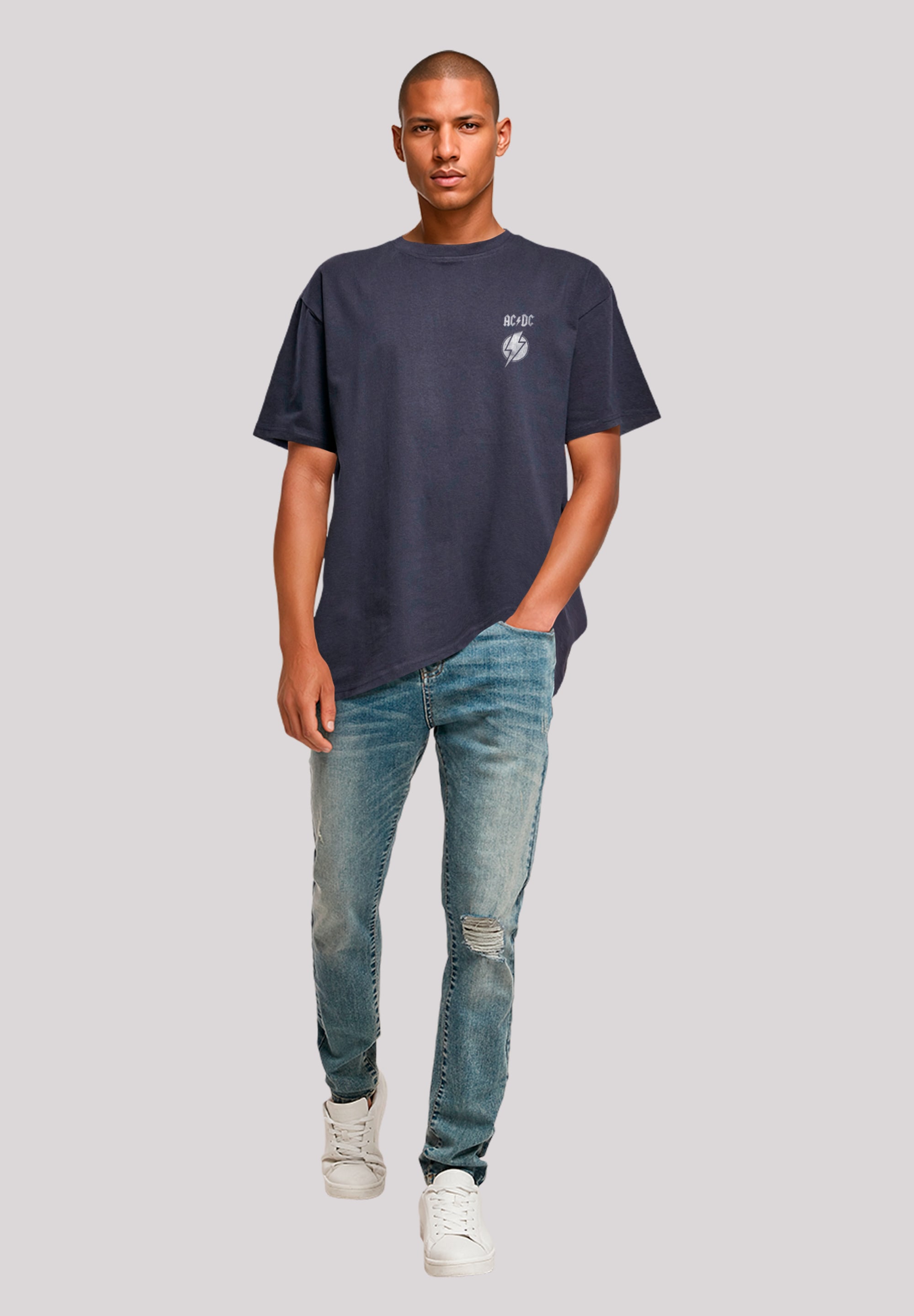 F4NT4STIC T-Shirt »ACDC Lightning Bolt«, Premium Qualität
