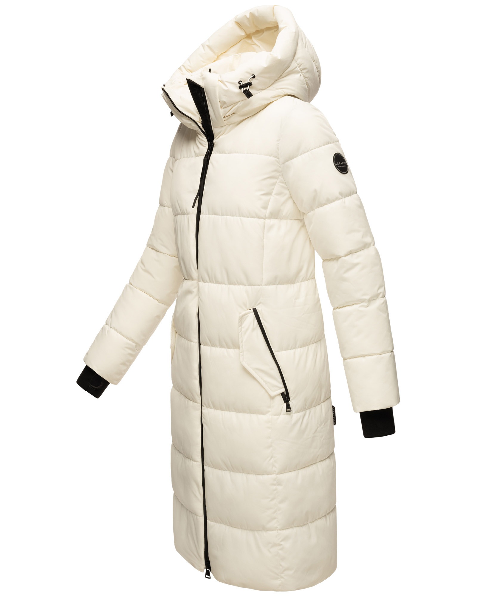 Marikoo Steppjacke »Zuraraa XVI«, langer Winter Mantel gesteppt