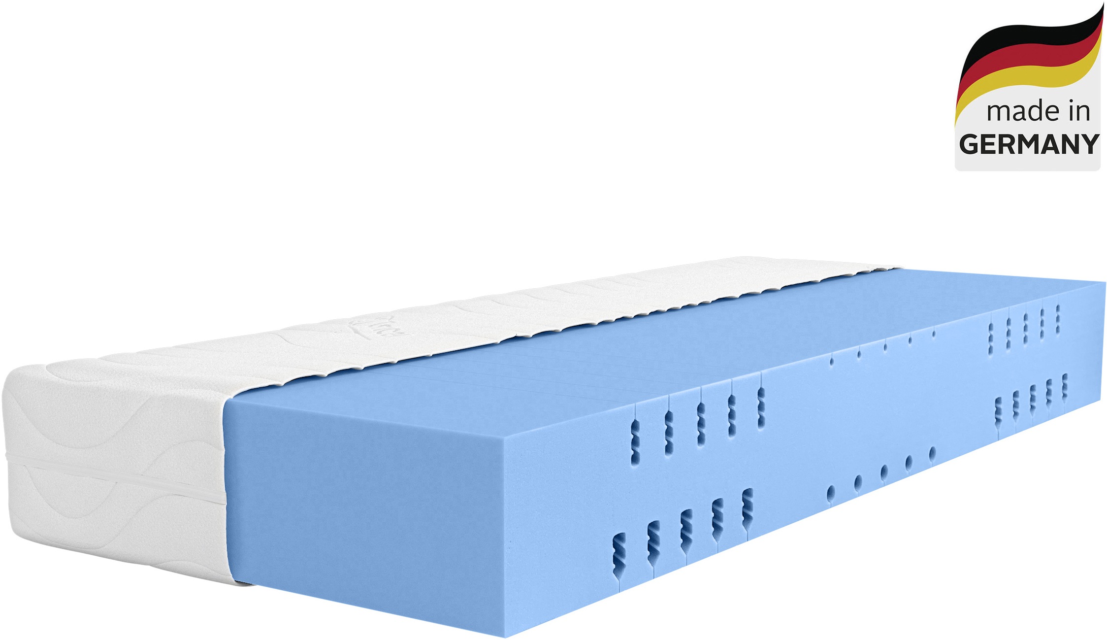 OTTO home Komfortschaummatratze "NEUHEIT, PREMIUM Tornby, 90x200 cm, 140x200 cm & mehr, atmungsaktiv" 27 cm hoch Raumgewicht: 39 kg/m³ 1 Stk. tlg. Wendematratze H2+3/H3+4/H4+5, ergonomisch, langlebige Qualität (RG 39)