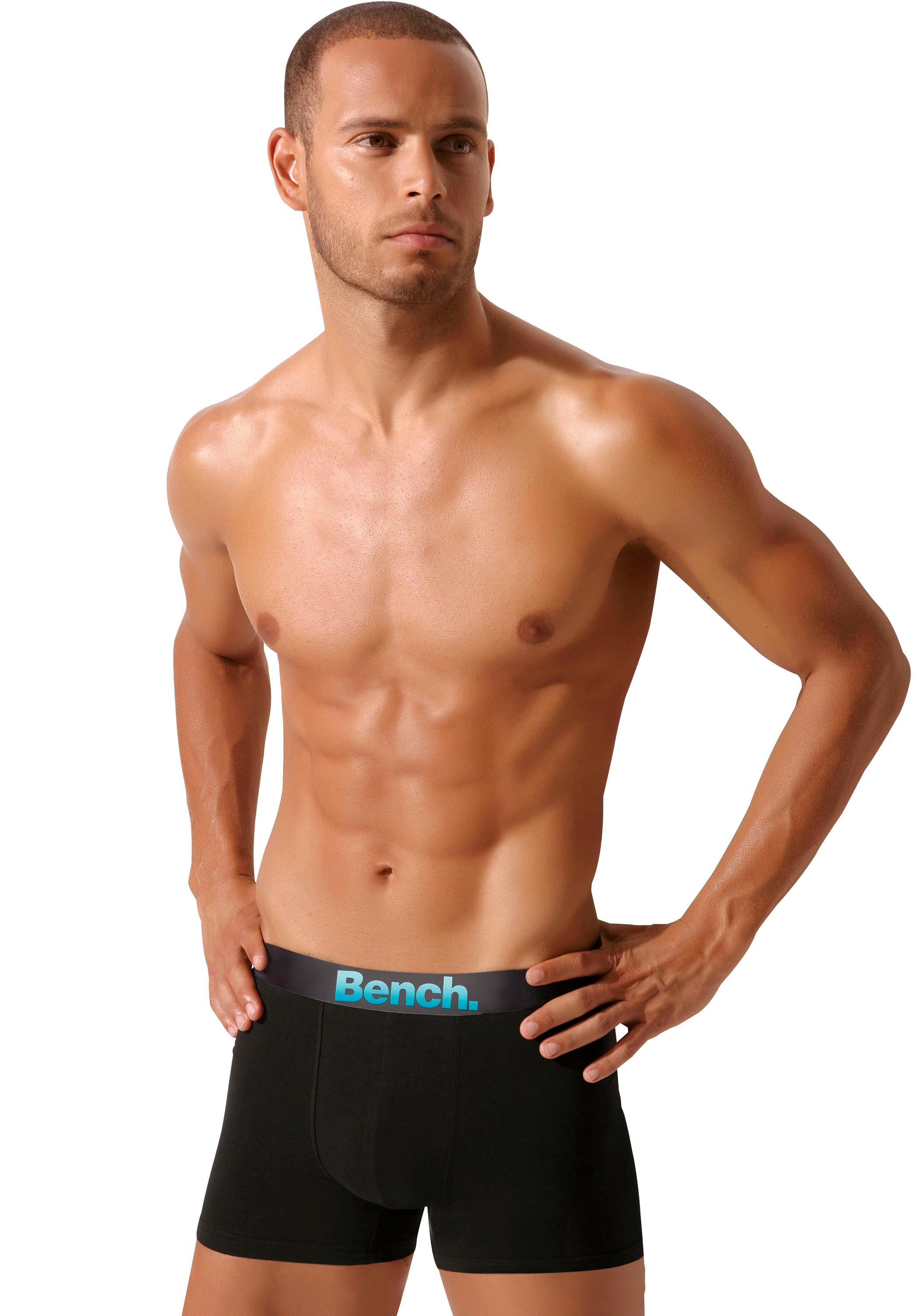 Thumbnail - Bench. Boxer "Boxershorts für Herren", (Packung, 3 St.), Unterhosen mit Logo Webbund