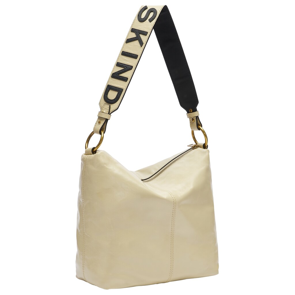 Liebeskind Berlin Hobo »AISSA Paper Touch Crinkle Hobo S«, mit geräumigem Hauptfach