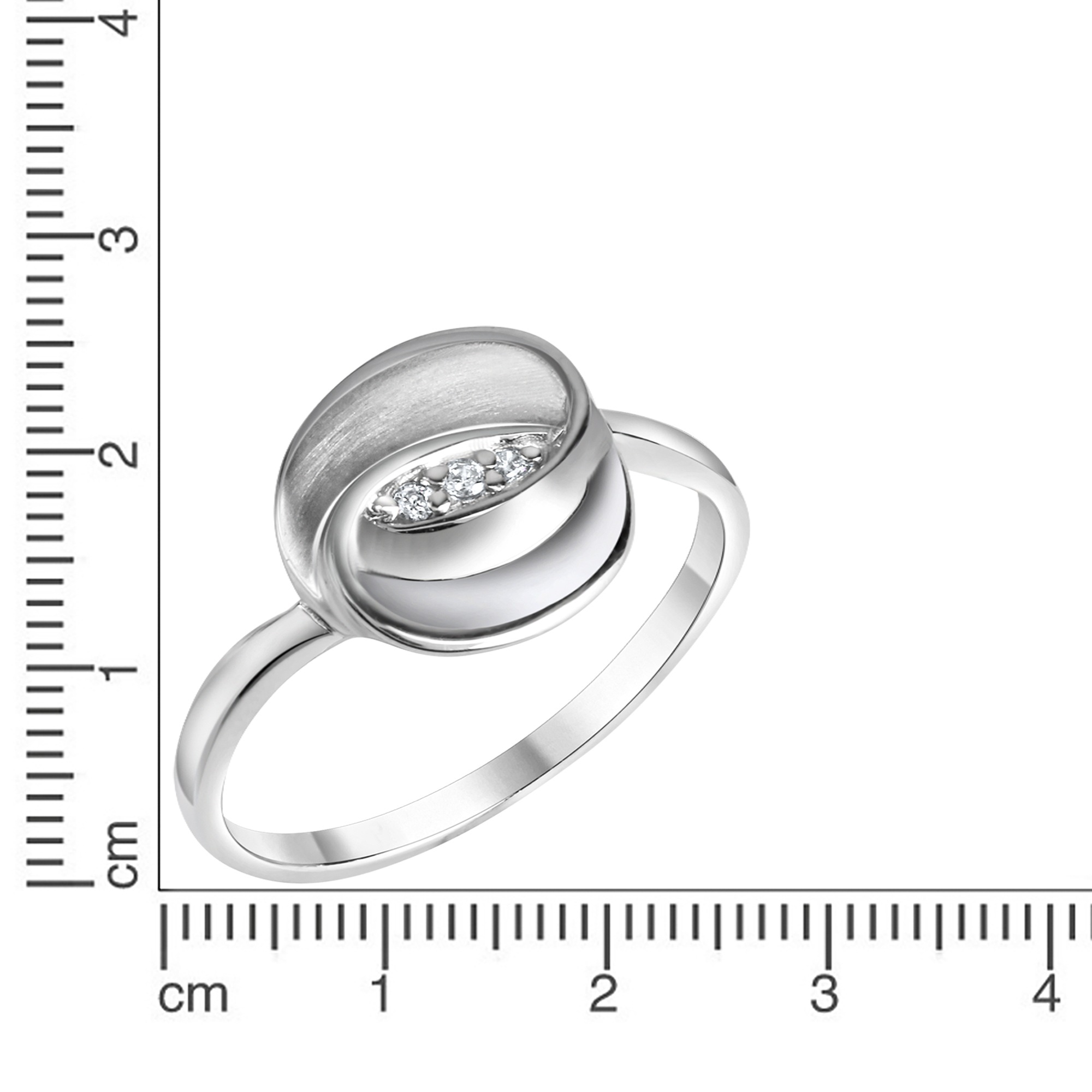 Vivance Fingerring »925-Sterling Silber rhodiniert«