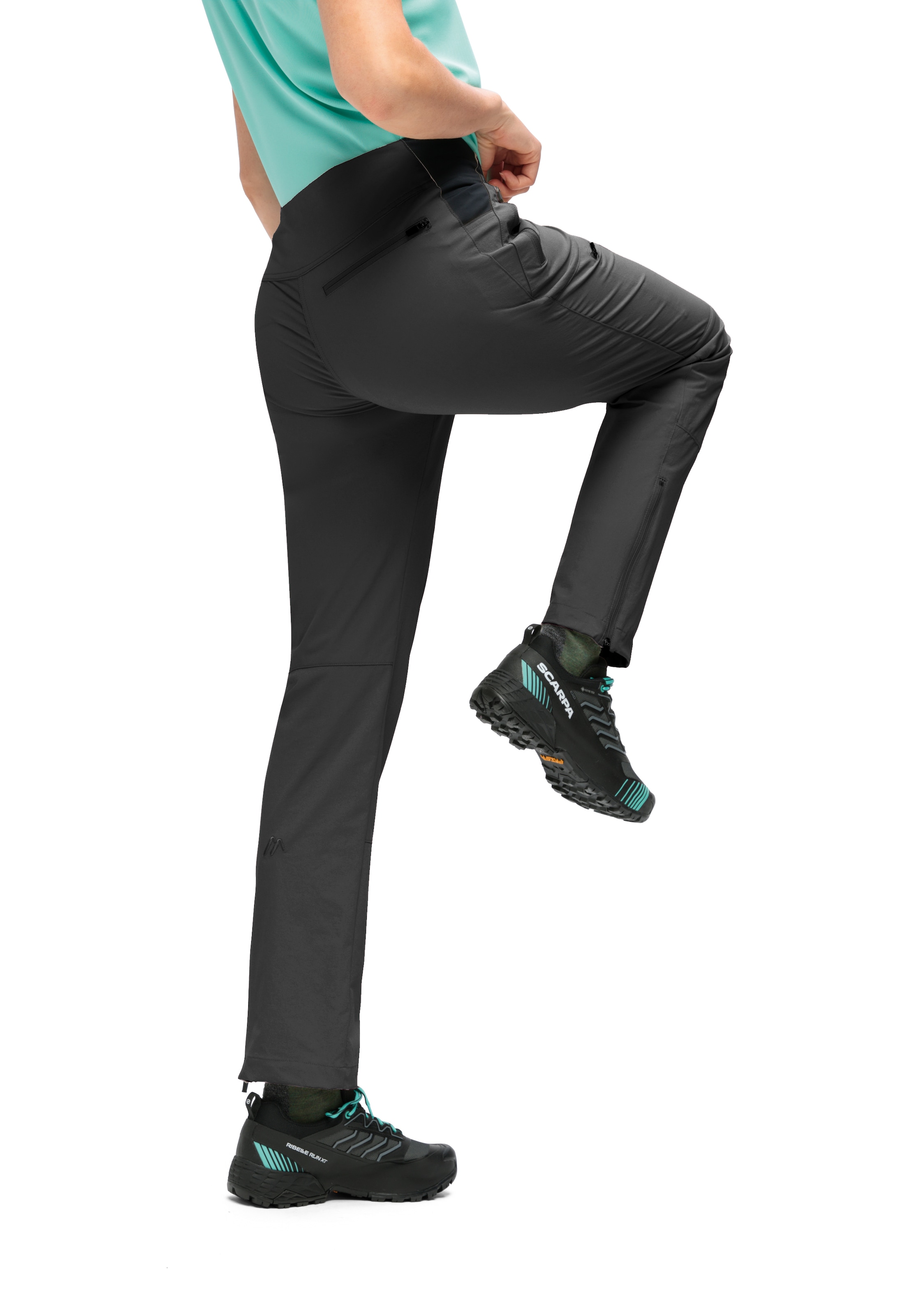 Maier Sports Outdoorhose »Inara slim Vario«, Damen Wanderhose, Funktionshose mit Variobund und 4 Taschen, Slim Fit