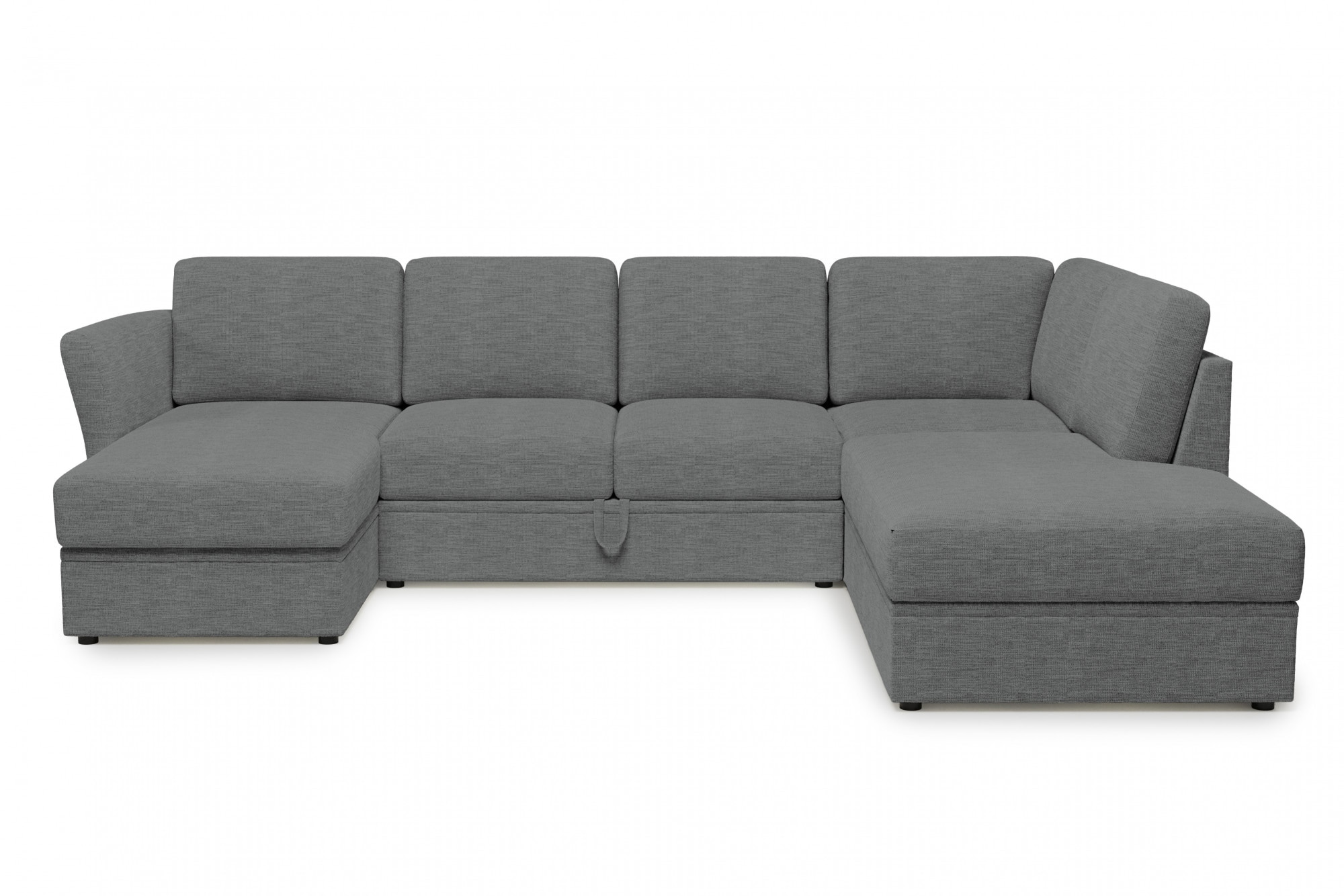 Home affaire Wohnlandschaft »Lavars Schlafsofa«, mit Bettfunktion und Stauraum, in zwei verschiedenen Bezugsqualitäten