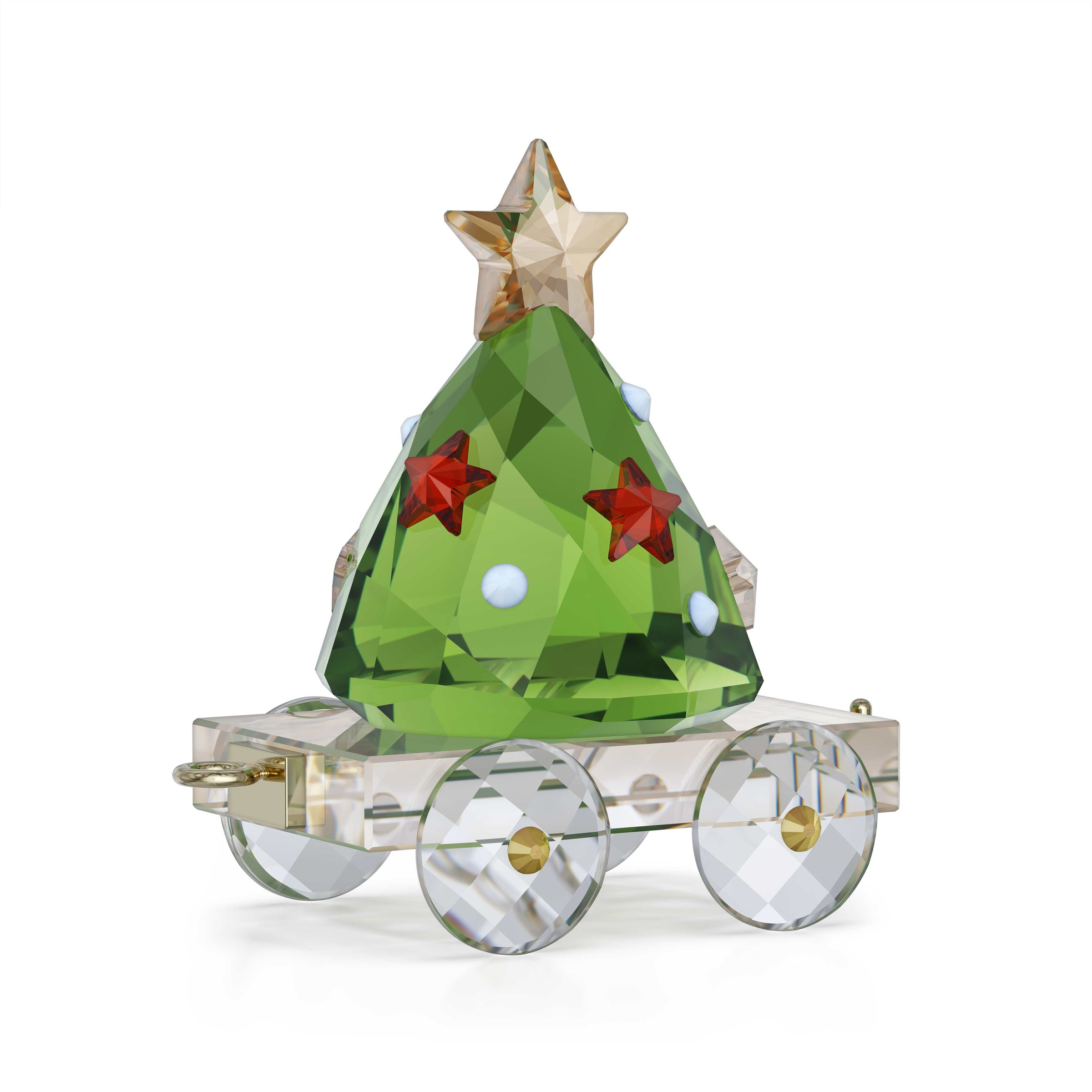 Swarovski Weihnachtsfigur »Kristallfigur Sammelfigur Dekofigur Waggon Jahresausgabe 2026« Swarovski® Kristall